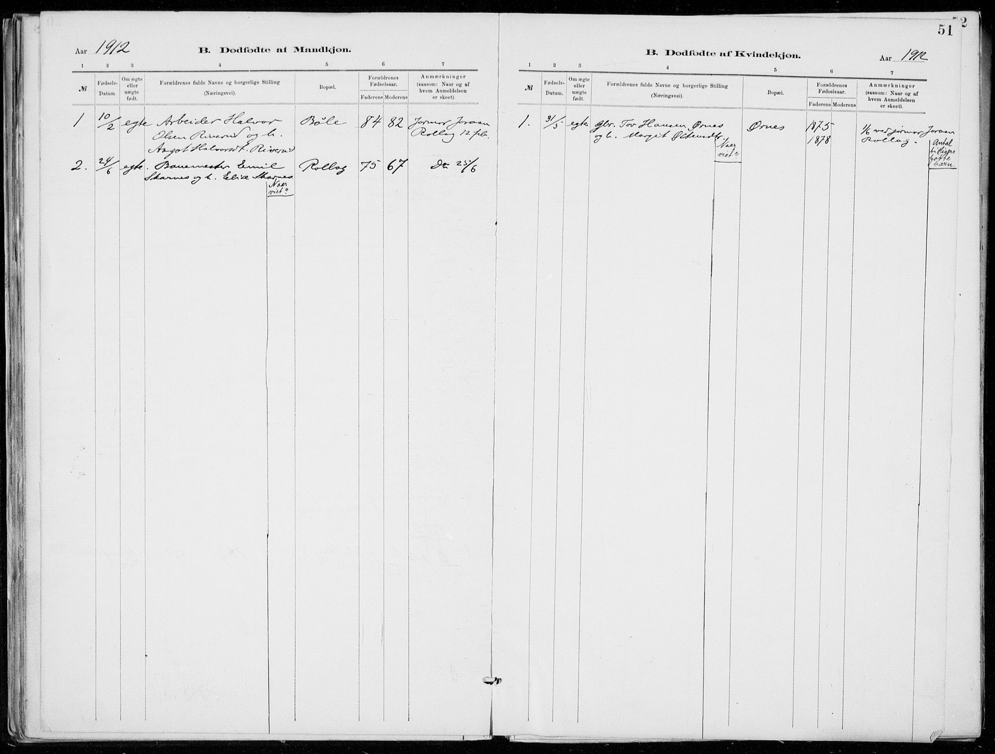 Tinn kirkebøker, SAKO/A-308/F/Fb/L0002: Parish register (official) no. II 2, 1878-1917, p. 51