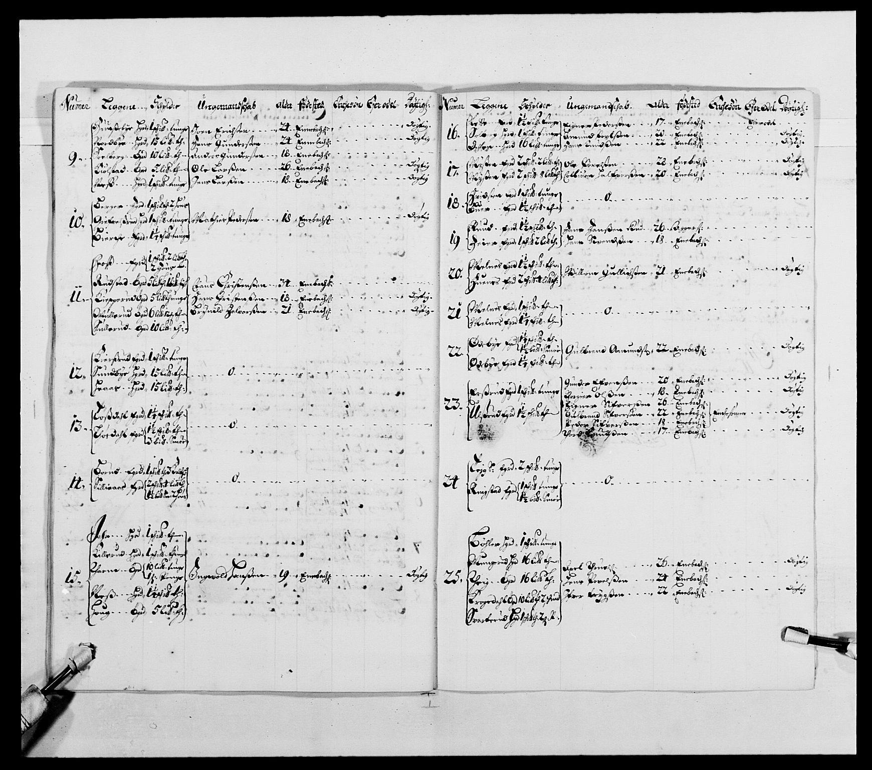 Kommanderende general (KG I) med Det norske krigsdirektorium, AV/RA-EA-5419/E/Ea/L0485: Akershusiske regiment, 1697-1706, p. 89