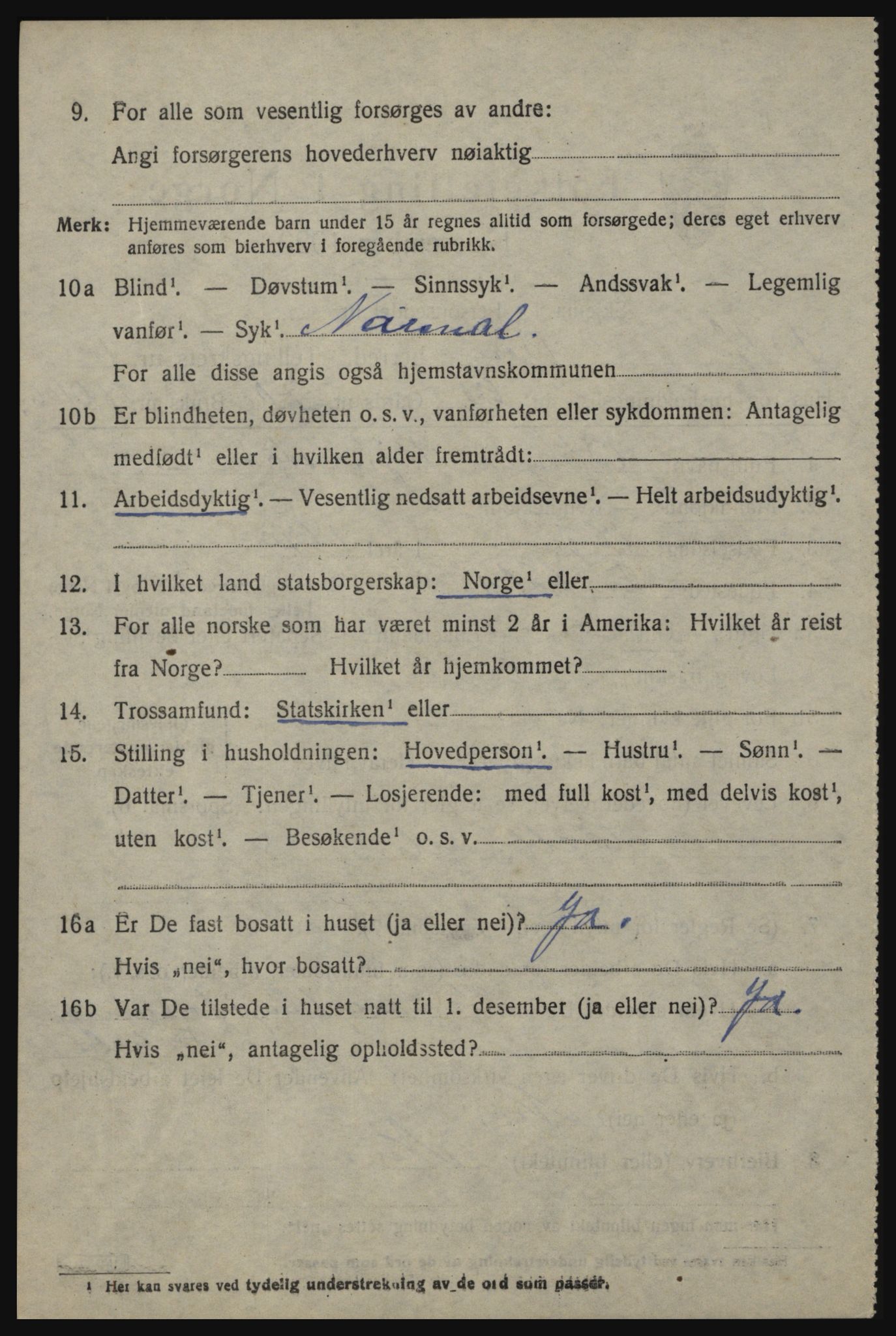 SAO, 1920 census for Berg, 1920, p. 11236