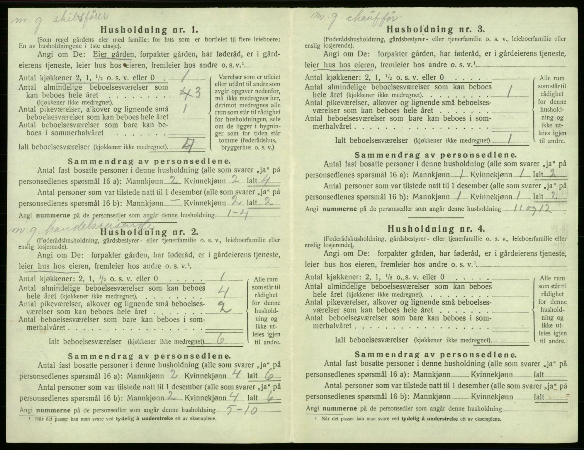 SAB, 1920 census for Fana, 1920, p. 1984