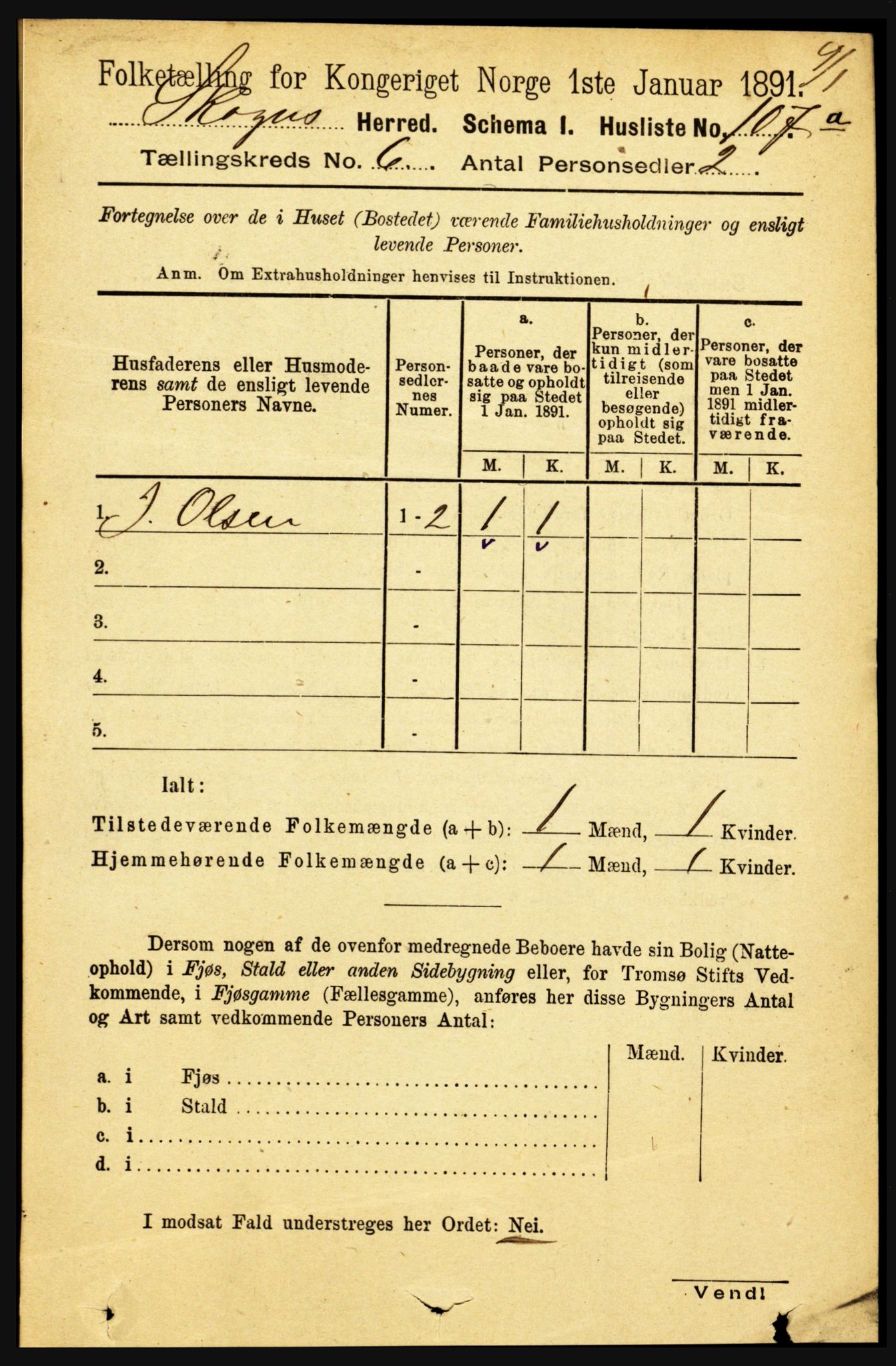 RA, 1891 census for 1719 Skogn, 1891, p. 3455