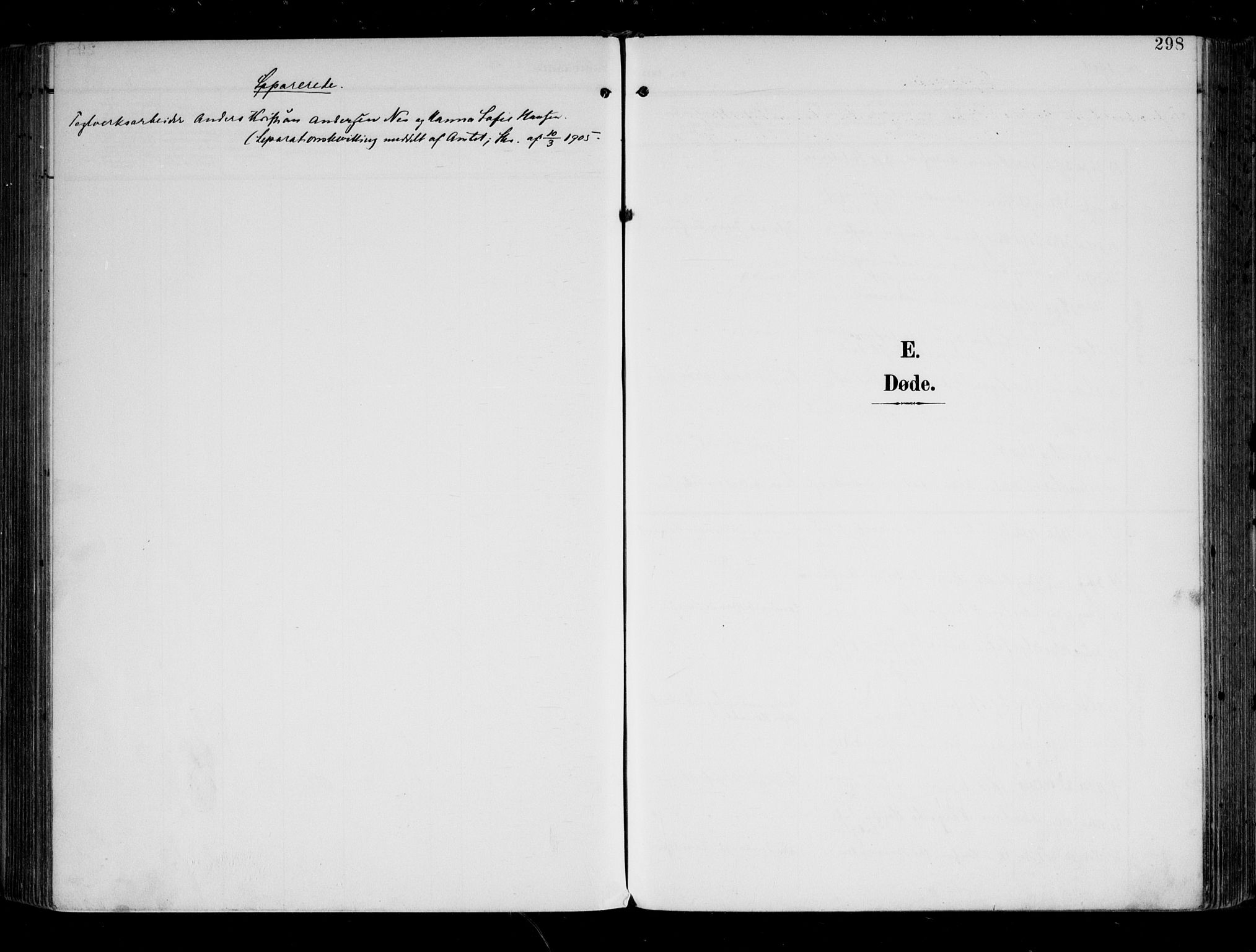 Tune prestekontor Kirkebøker, SAO/A-2007/F/Fa/L0020: Parish register (official) no. 20, 1904-1909, p. 298