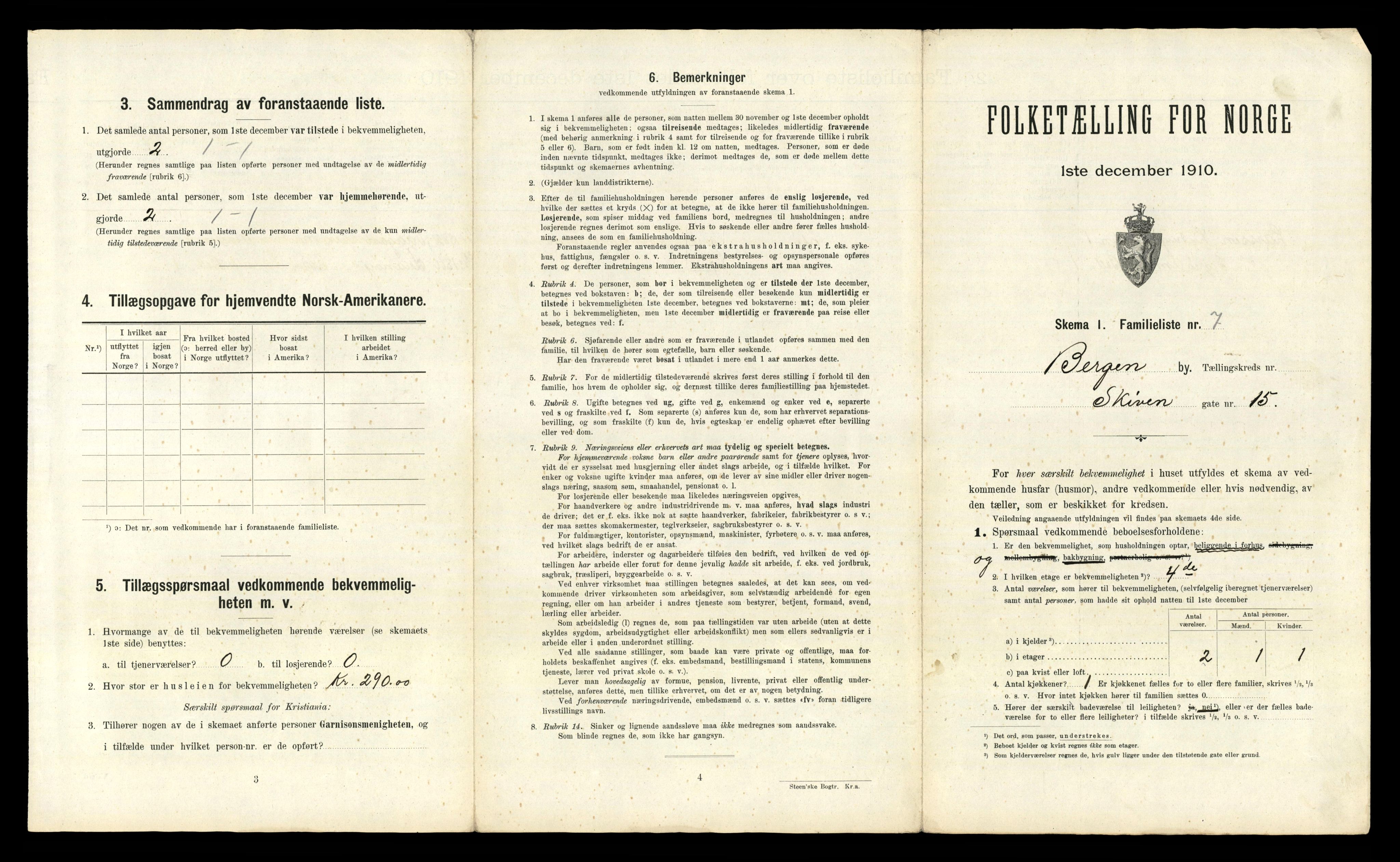 RA, 1910 census for Bergen, 1910, p. 25281