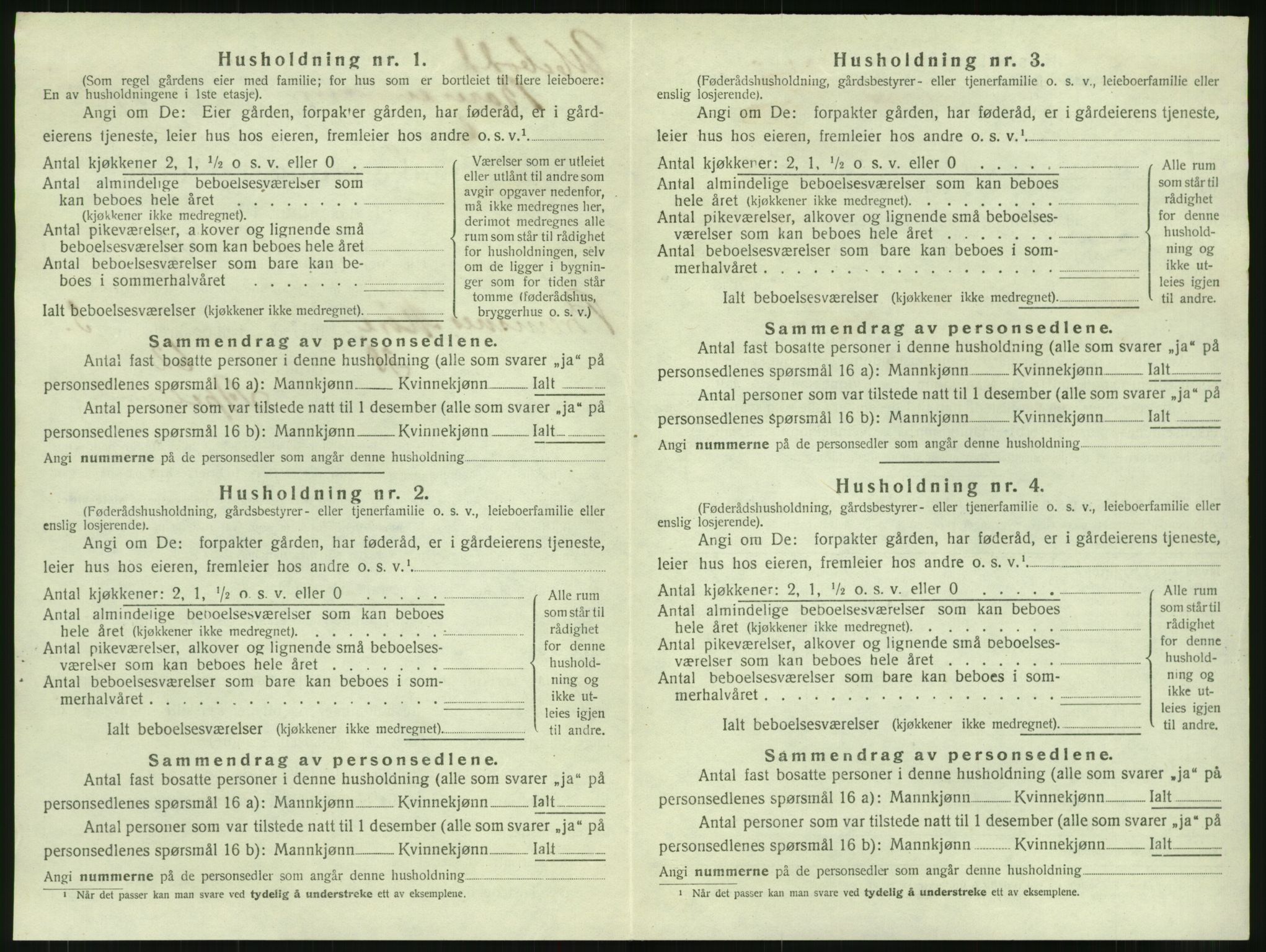 SAT, 1920 census for Bremsnes, 1920, p. 518