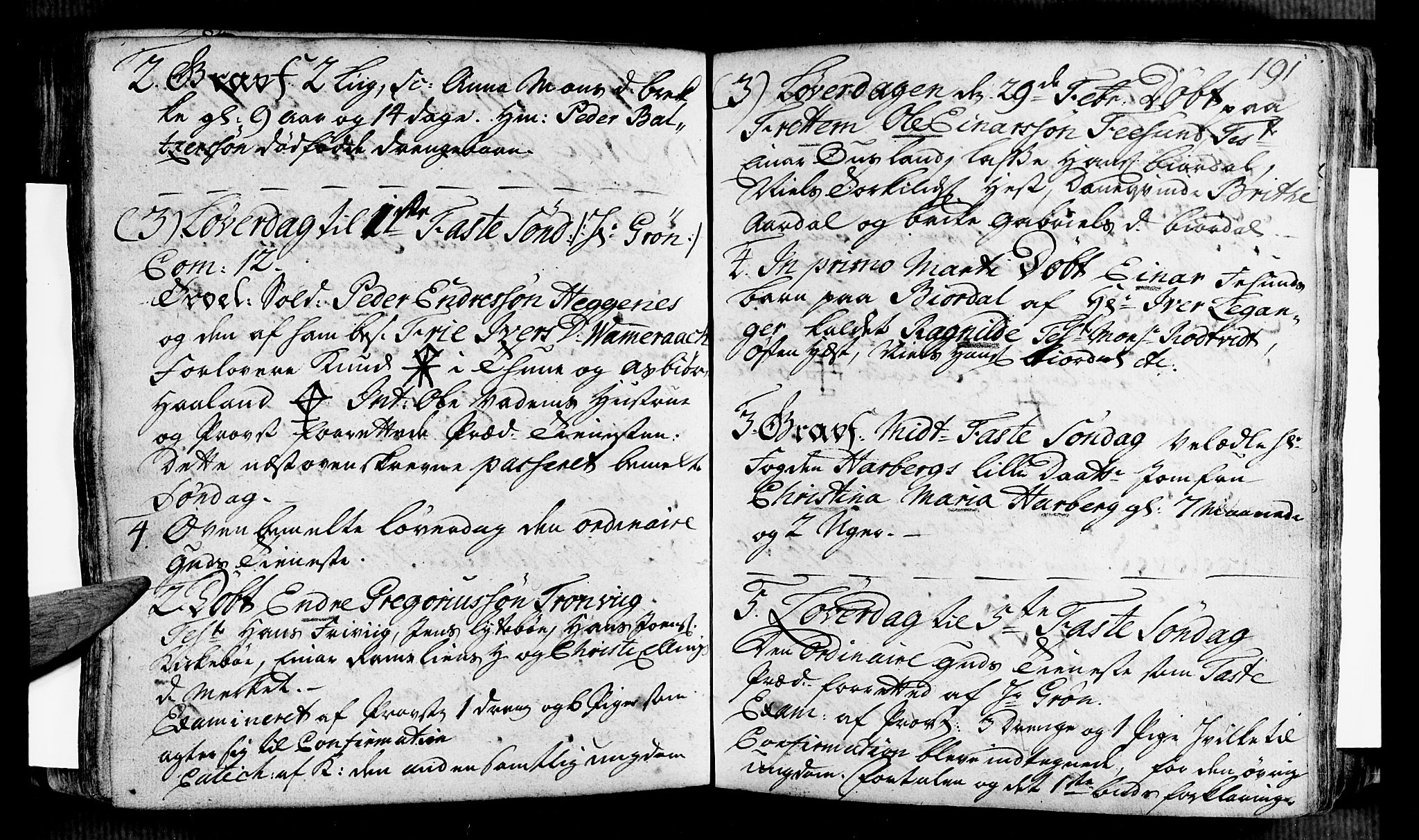 Vik sokneprestembete, AV/SAB-A-81501/H/Haa/Haaa/L0002: Parish register (official) no. A 2 / 3, 1740-1755, p. 191