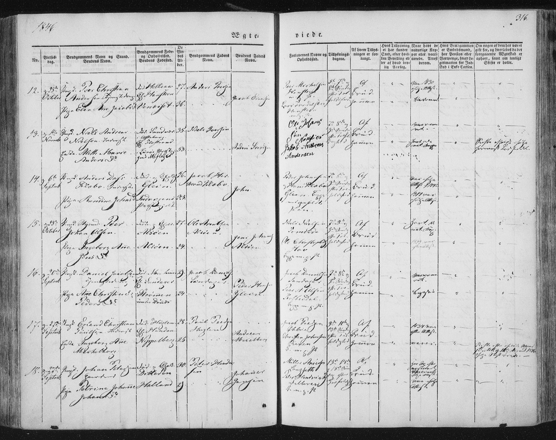 Ministerialprotokoller, klokkerbøker og fødselsregistre - Nordland, AV/SAT-A-1459/838/L0549: Parish register (official) no. 838A07, 1840-1854, p. 316