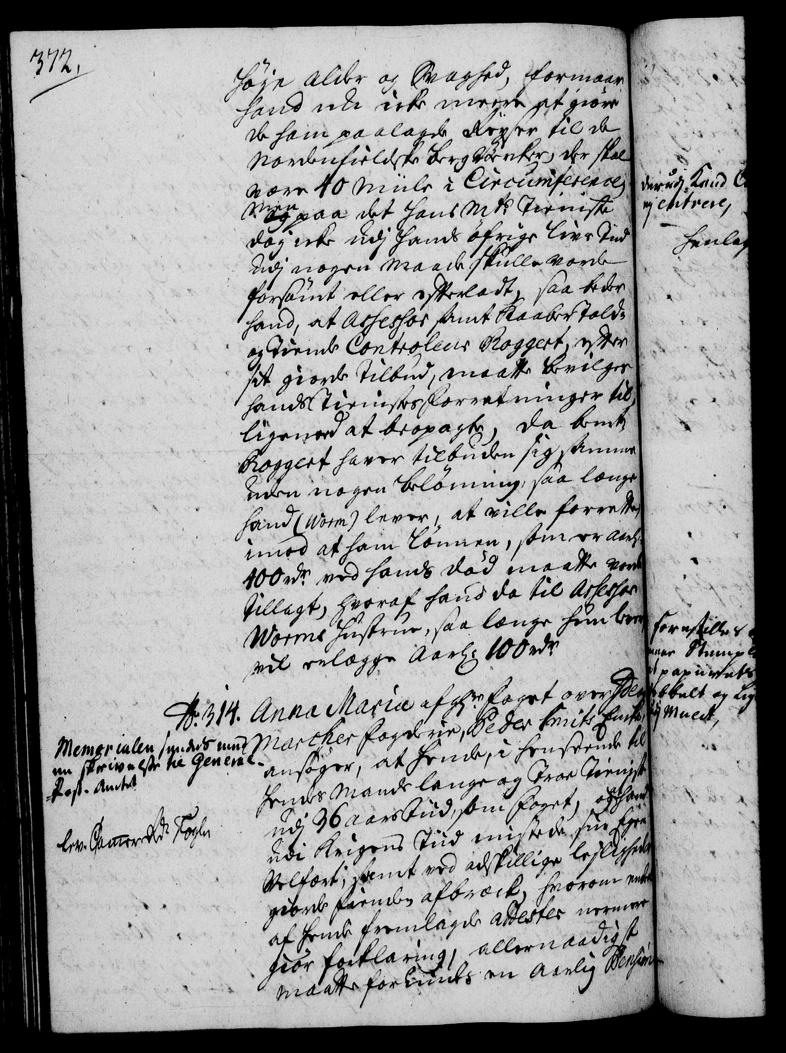 Rentekammeret, Kammerkanselliet, RA/EA-3111/G/Gh/Gha/L0023: Norsk ekstraktmemorialprotokoll (merket RK 53.68), 1741-1742, p. 372