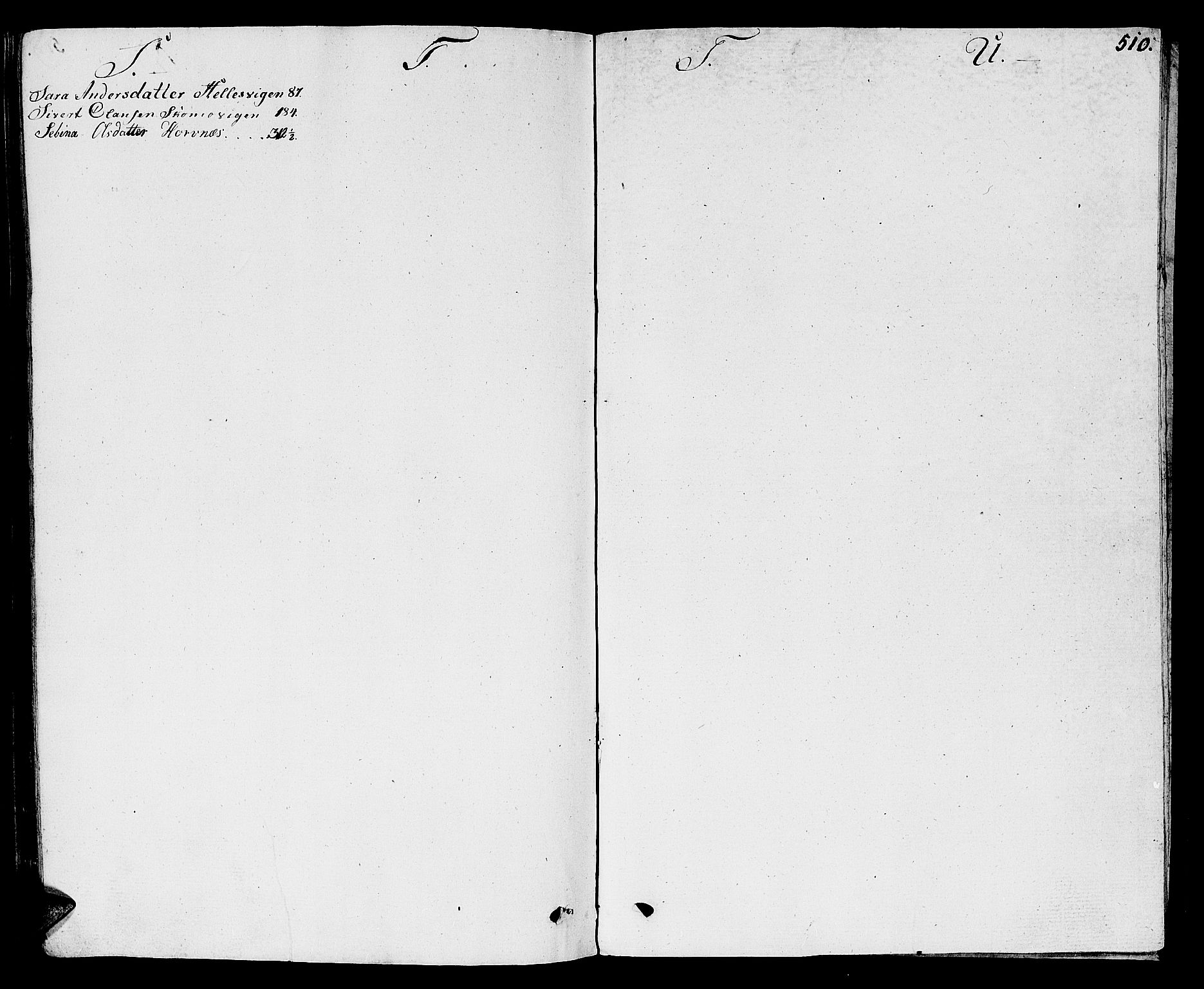 Helgeland sorenskriveri, SAT/A-0004/3/3A/L0081: Skifteprotokoll 26, 1806-1809, p. 509b-510a