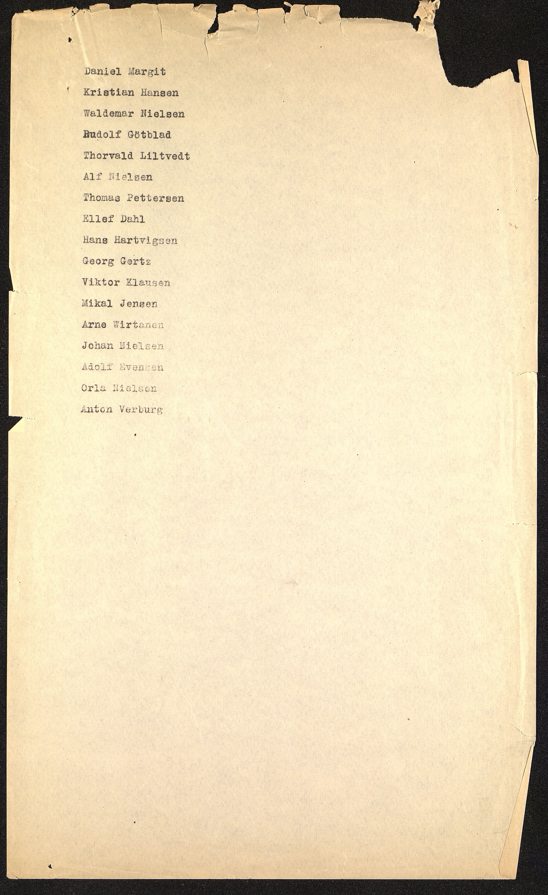 Sydhavet AS, VEMU/ARS-A-1014/P/L0001: Mannskapslister, 1914-1931, p. 41