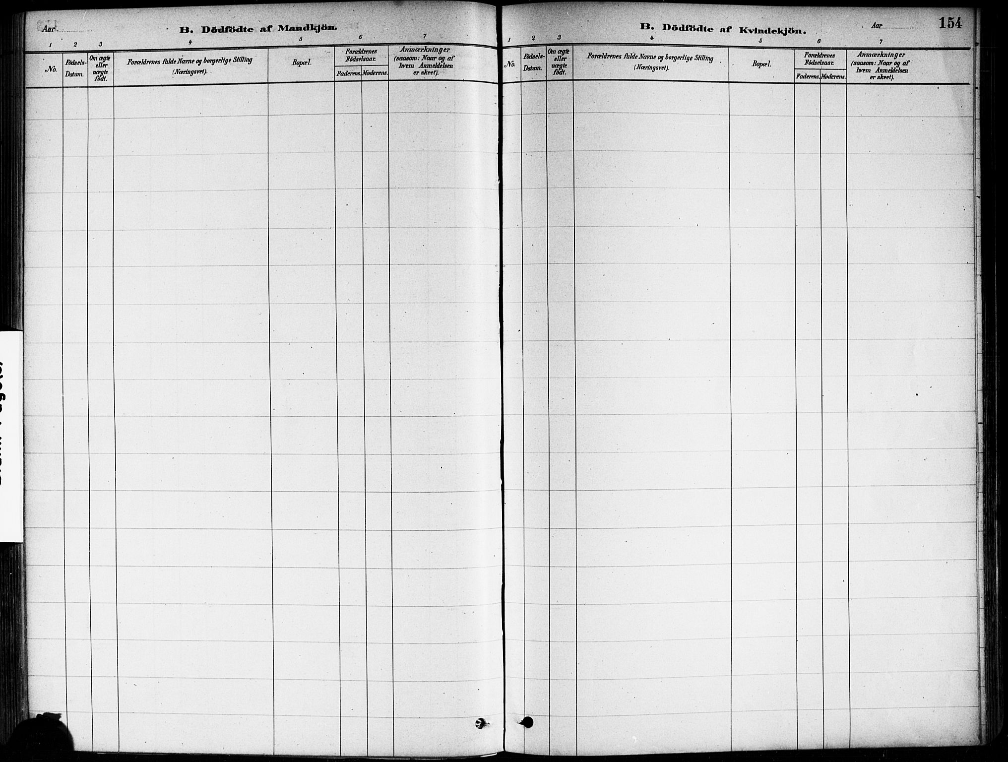 Asker prestekontor Kirkebøker, SAO/A-10256a/F/Fa/L0013: Parish register (official) no. I 13, 1879-1896, p. 154