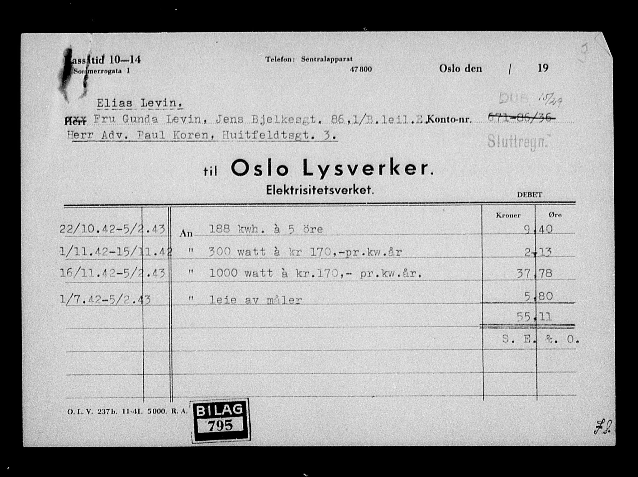Justisdepartementet, Tilbakeføringskontoret for inndratte formuer, AV/RA-S-1564/H/Hc/Hcc/L0957: --, 1945-1947, p. 92