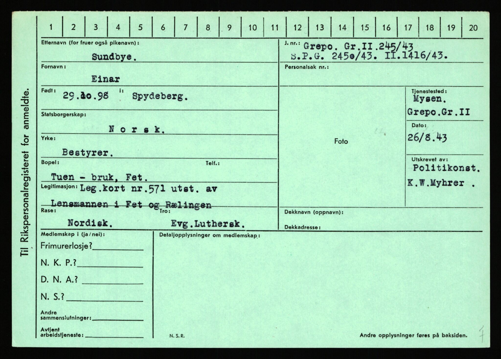 Statspolitiet - Hovedkontoret / Osloavdelingen, AV/RA-S-1329/C/Ca/L0014: Seterlien - Svartås, 1943-1945, p. 4746