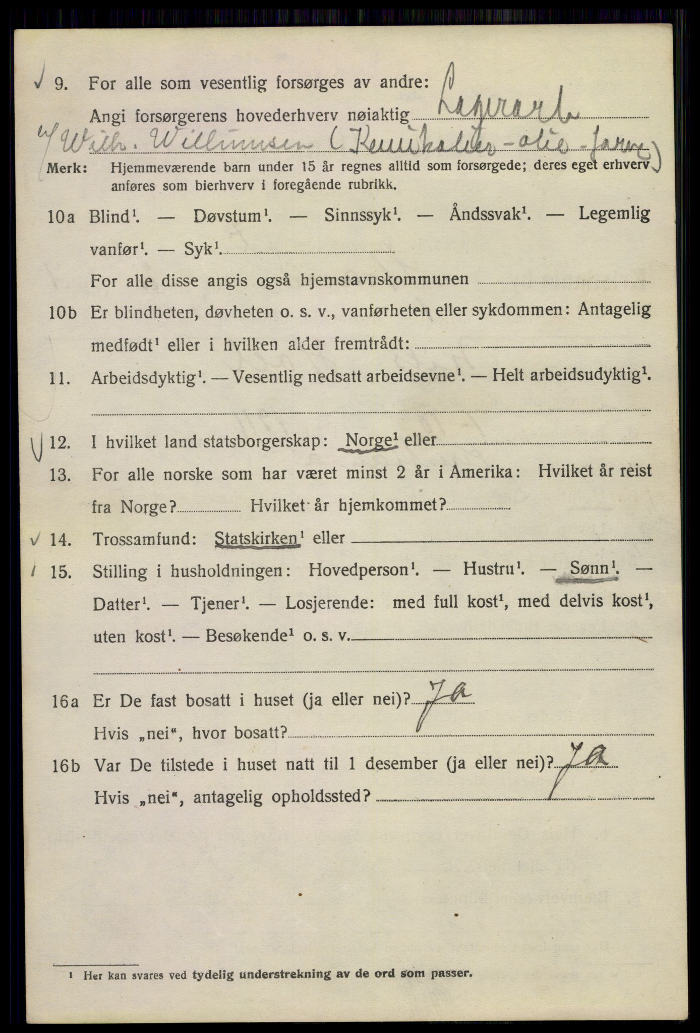 SAO, 1920 census for Kristiania, 1920, p. 550846