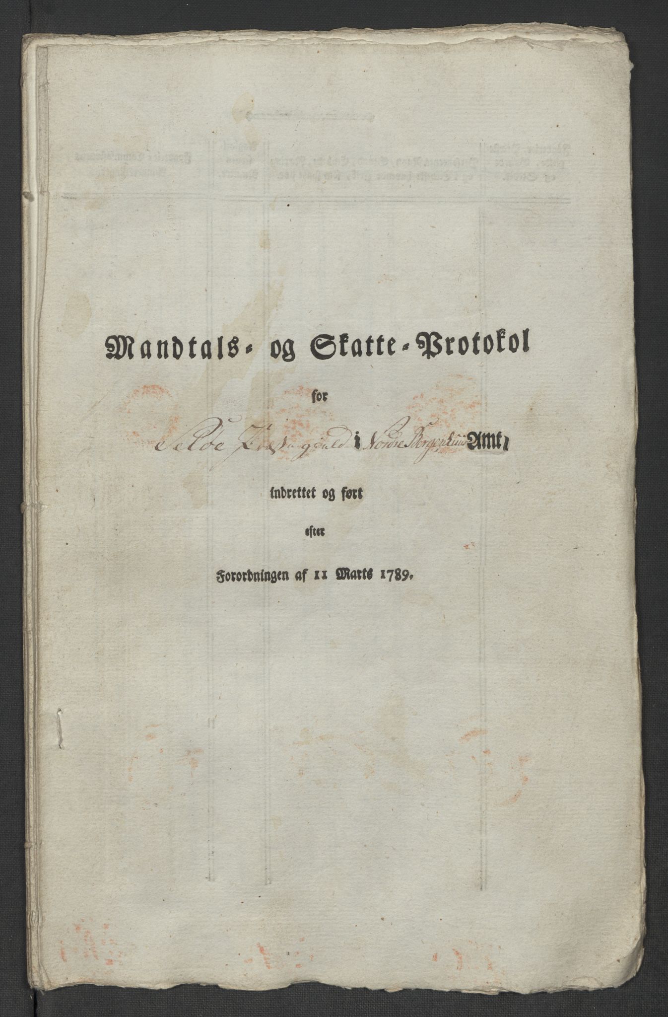 Rentekammeret inntil 1814, Reviderte regnskaper, Mindre regnskaper, RA/EA-4068/Rf/Rfe/L0048: Sunnfjord og Nordfjord fogderier, 1789, p. 280