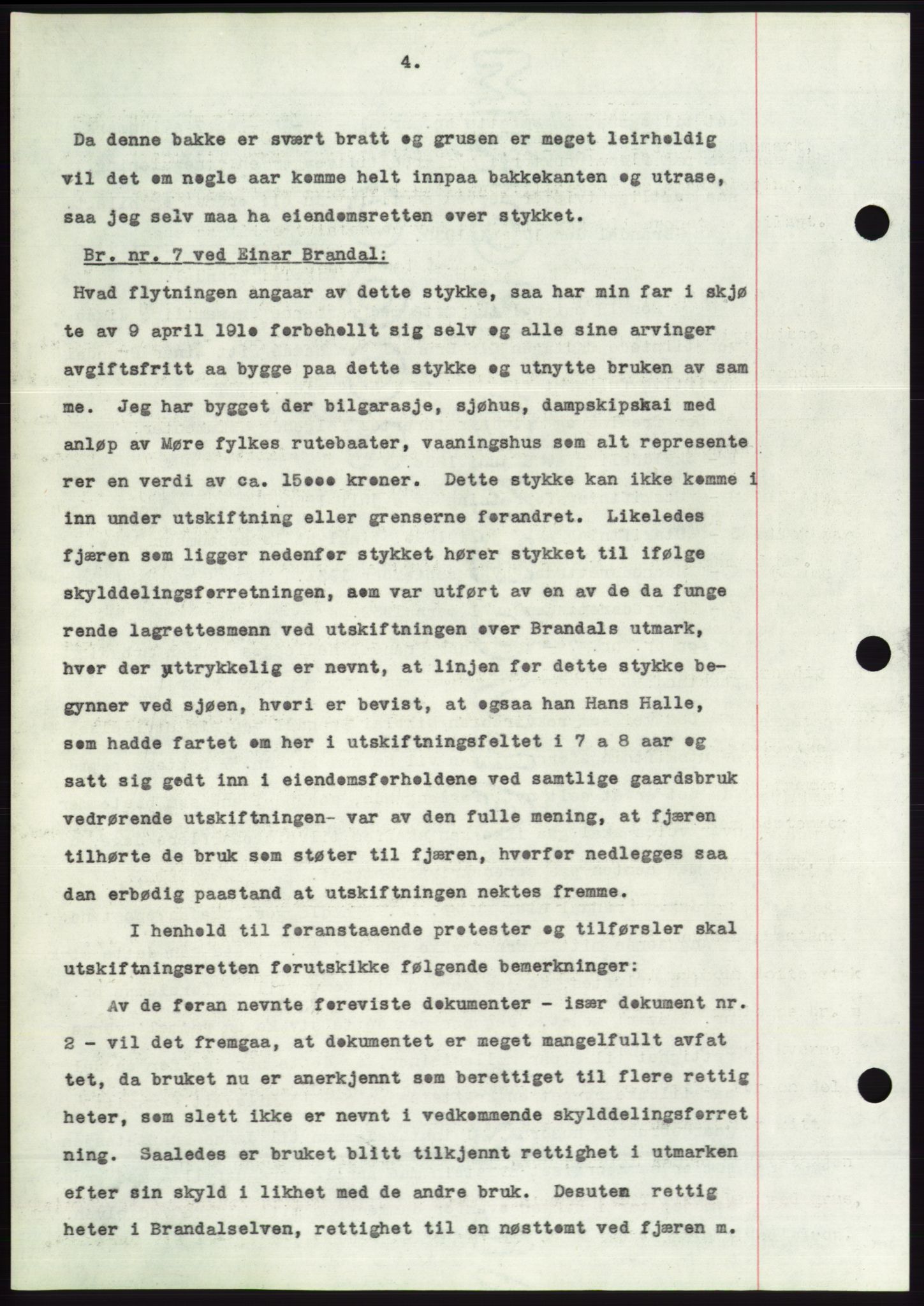 Søre Sunnmøre sorenskriveri, AV/SAT-A-4122/1/2/2C/L0062: Mortgage book no. 56, 1936-1937, Diary no: : 58/1937