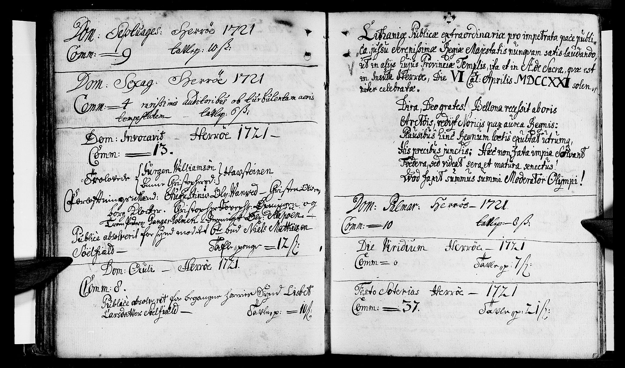 Ministerialprotokoller, klokkerbøker og fødselsregistre - Nordland, AV/SAT-A-1459/834/L0503: Parish register (official) no. 834A01, 1714-1737