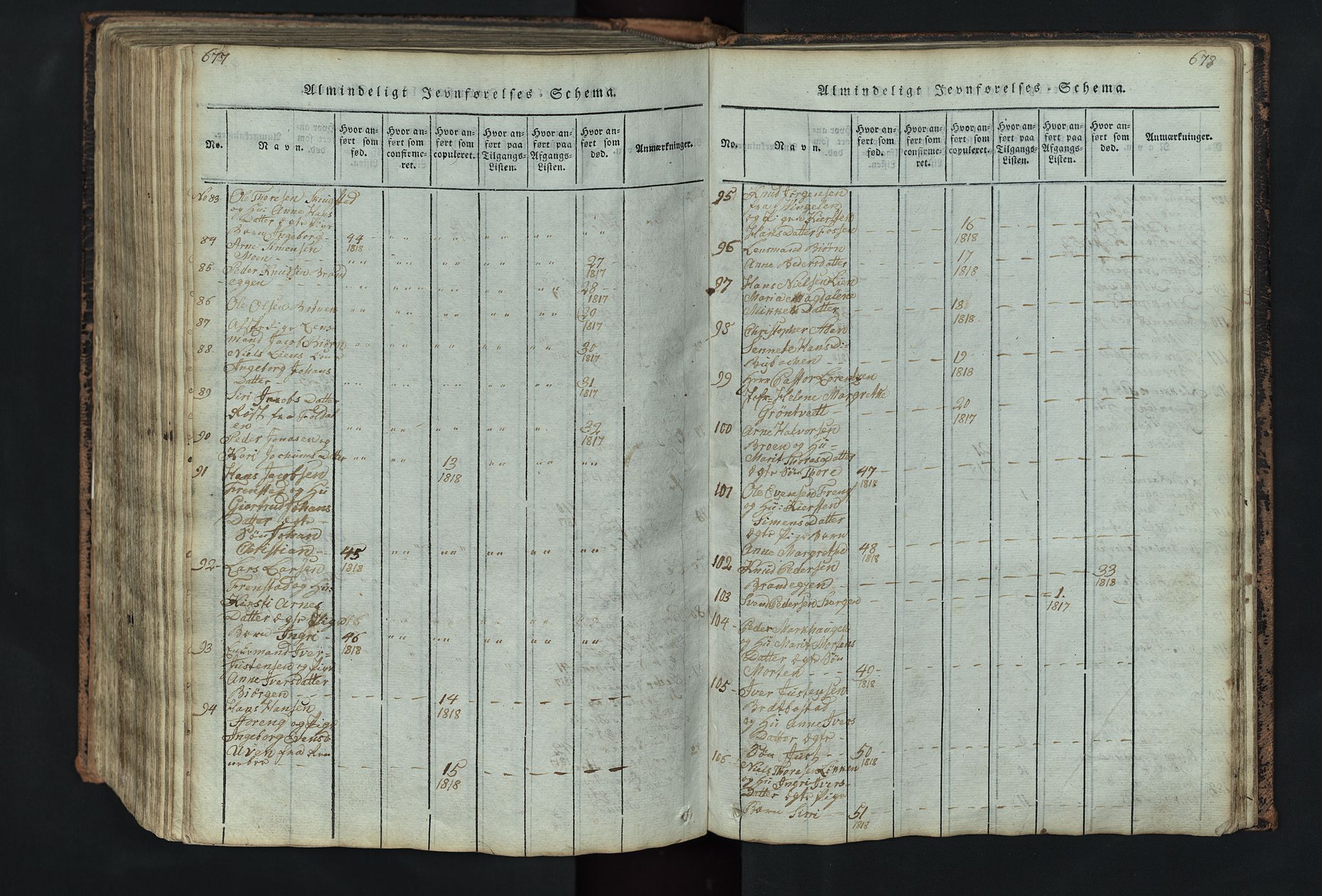 Kvikne prestekontor, AV/SAH-PREST-064/H/Ha/Hab/L0001: Parish register (copy) no. 1, 1815-1895, p. 677-678