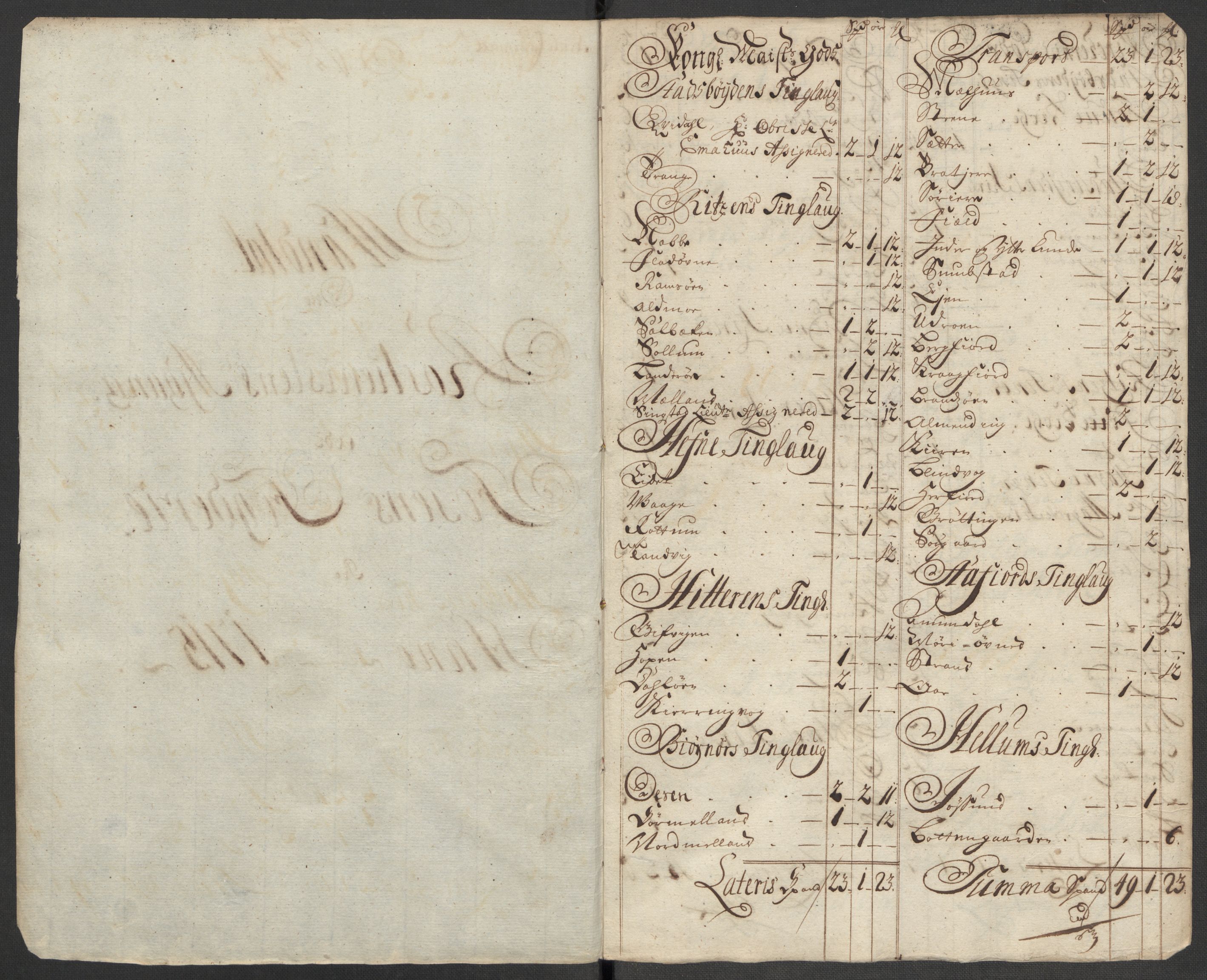 Rentekammeret inntil 1814, Reviderte regnskaper, Fogderegnskap, RA/EA-4092/R57/L3863: Fogderegnskap Fosen, 1715, p. 73