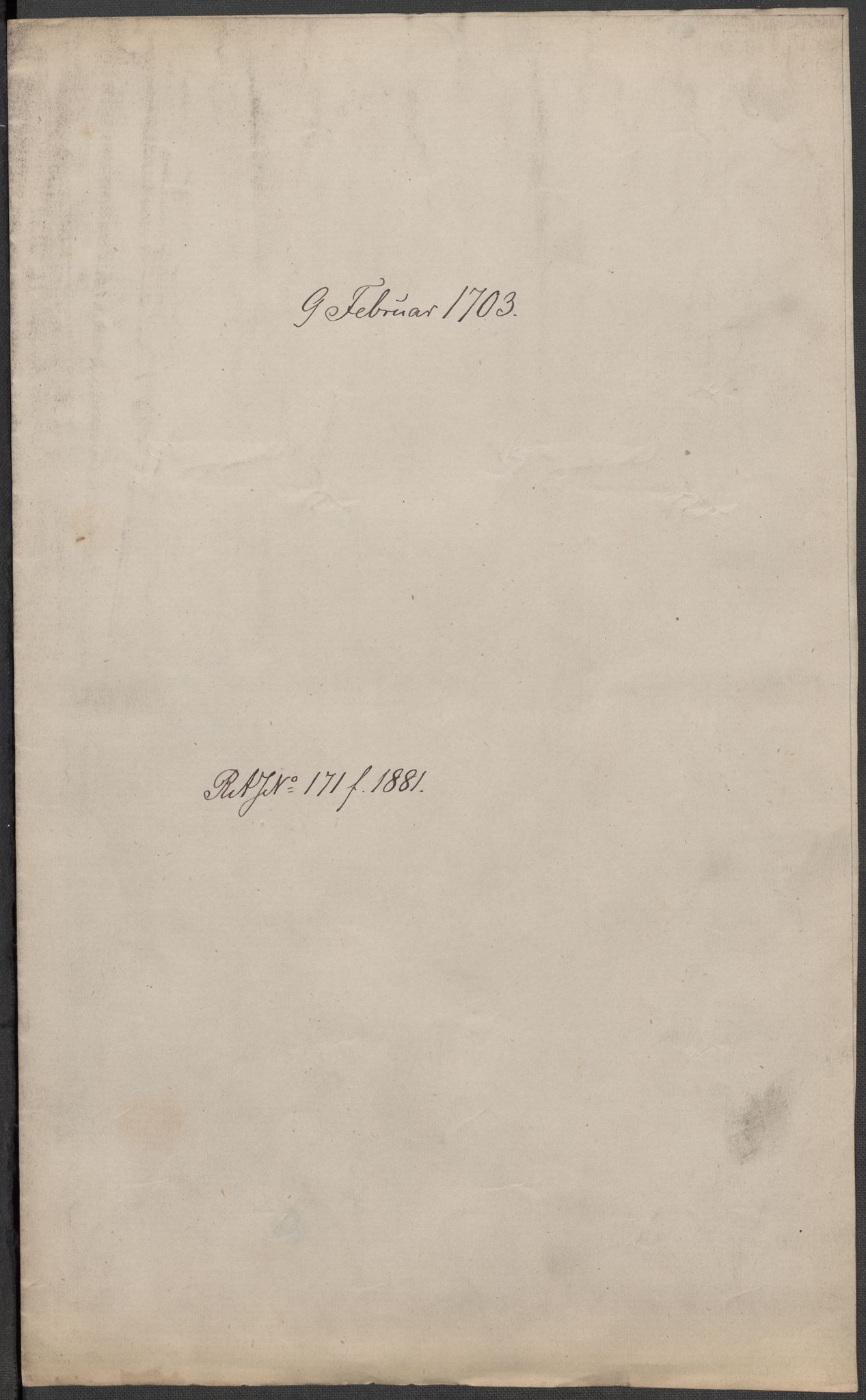 Riksarkivets diplomsamling, AV/RA-EA-5965/F15/L0001: Prestearkiv - Østfold, 1571-1795, p. 219