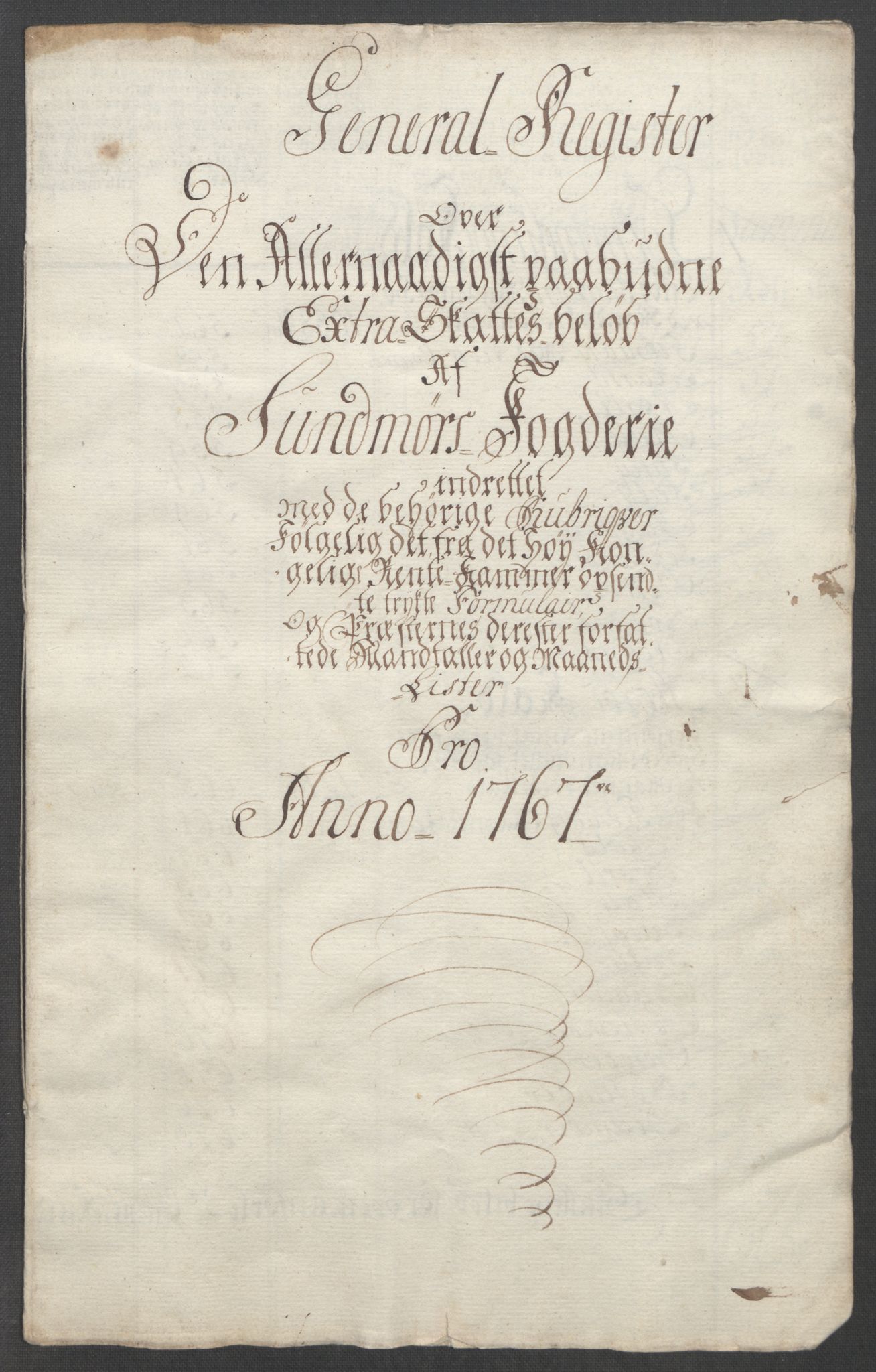 Rentekammeret inntil 1814, Reviderte regnskaper, Fogderegnskap, RA/EA-4092/R54/L3645: Ekstraskatten Sunnmøre, 1762-1772, p. 104