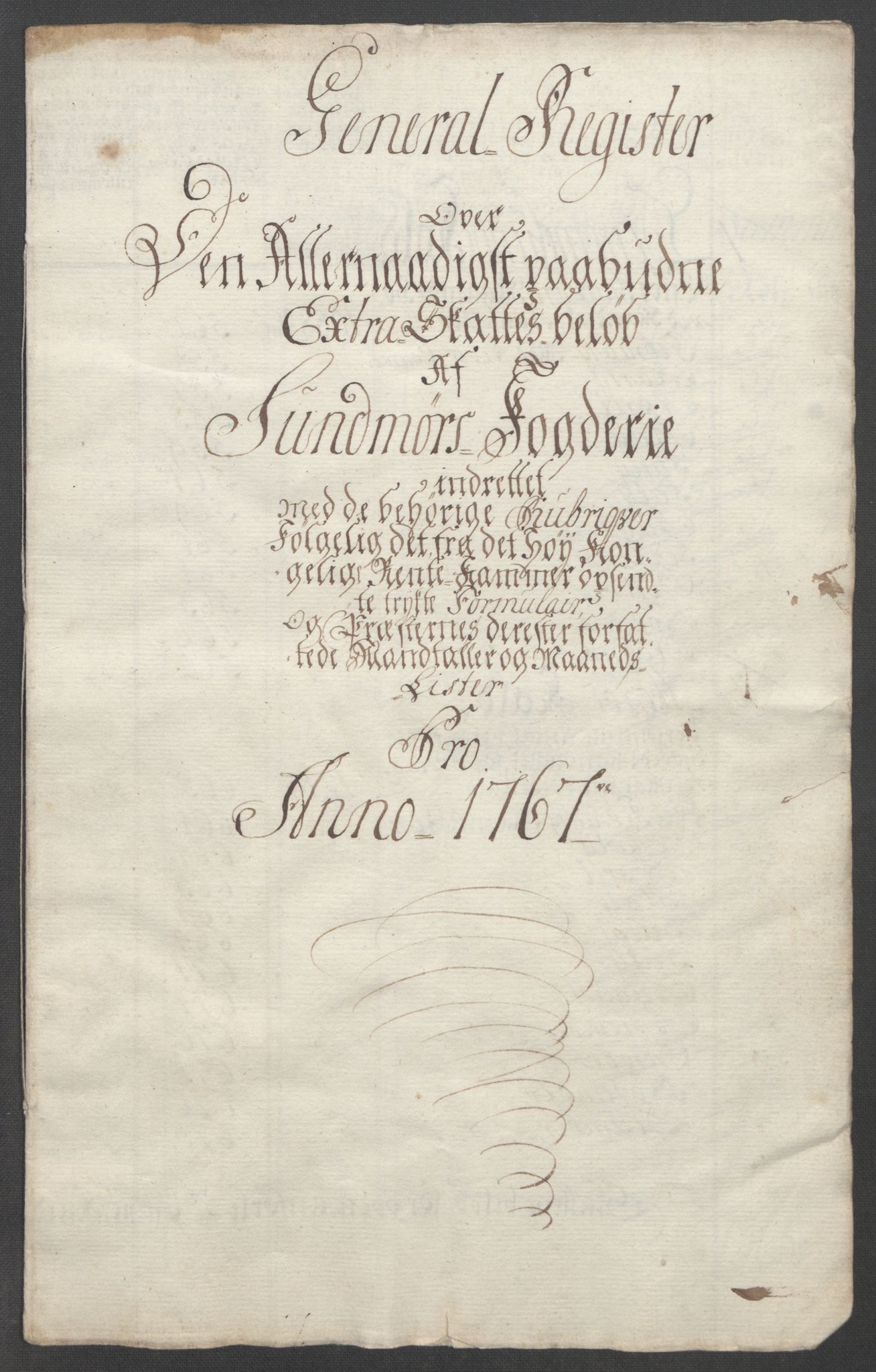 Rentekammeret inntil 1814, Reviderte regnskaper, Fogderegnskap, AV/RA-EA-4092/R54/L3645: Ekstraskatten Sunnmøre, 1762-1772, p. 104