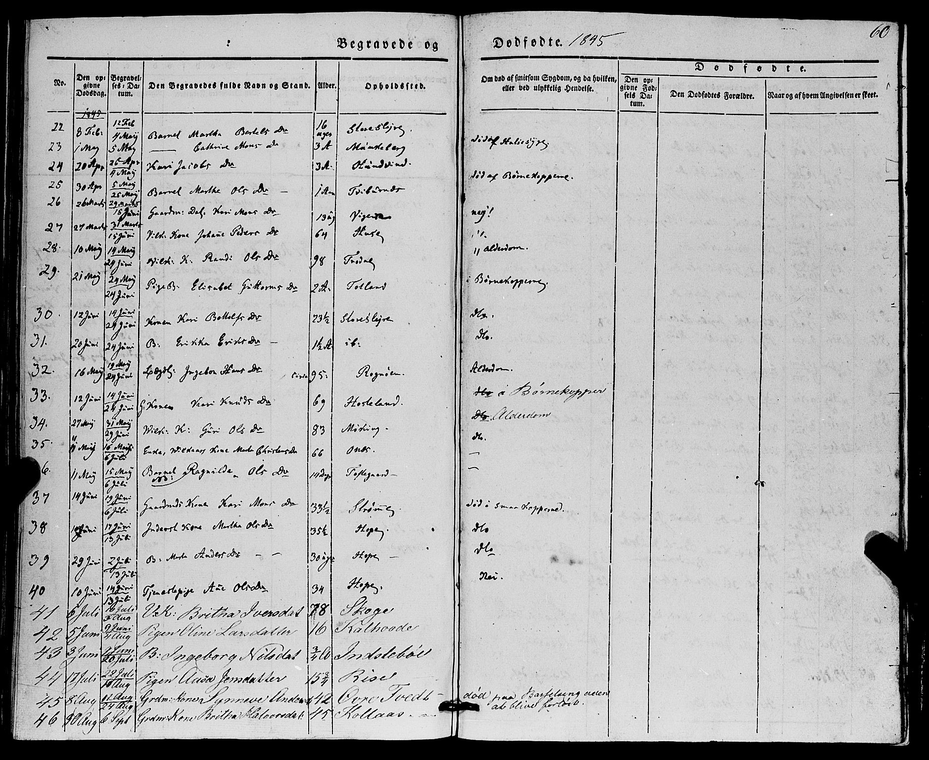 Lindås Sokneprestembete, SAB/A-76701/H/Haa: Parish register (official) no. A 14, 1835-1847, p. 60