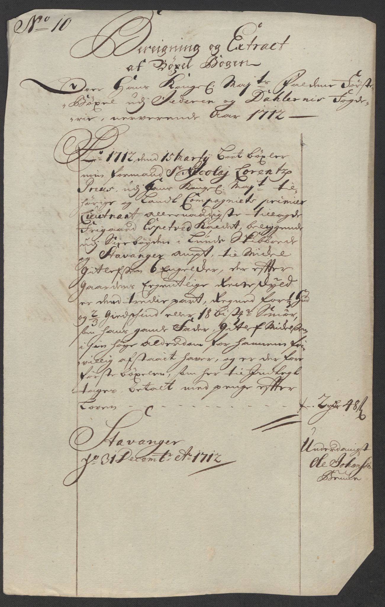 Rentekammeret inntil 1814, Reviderte regnskaper, Fogderegnskap, RA/EA-4092/R46/L2737: Fogderegnskap Jæren og Dalane, 1712, p. 163