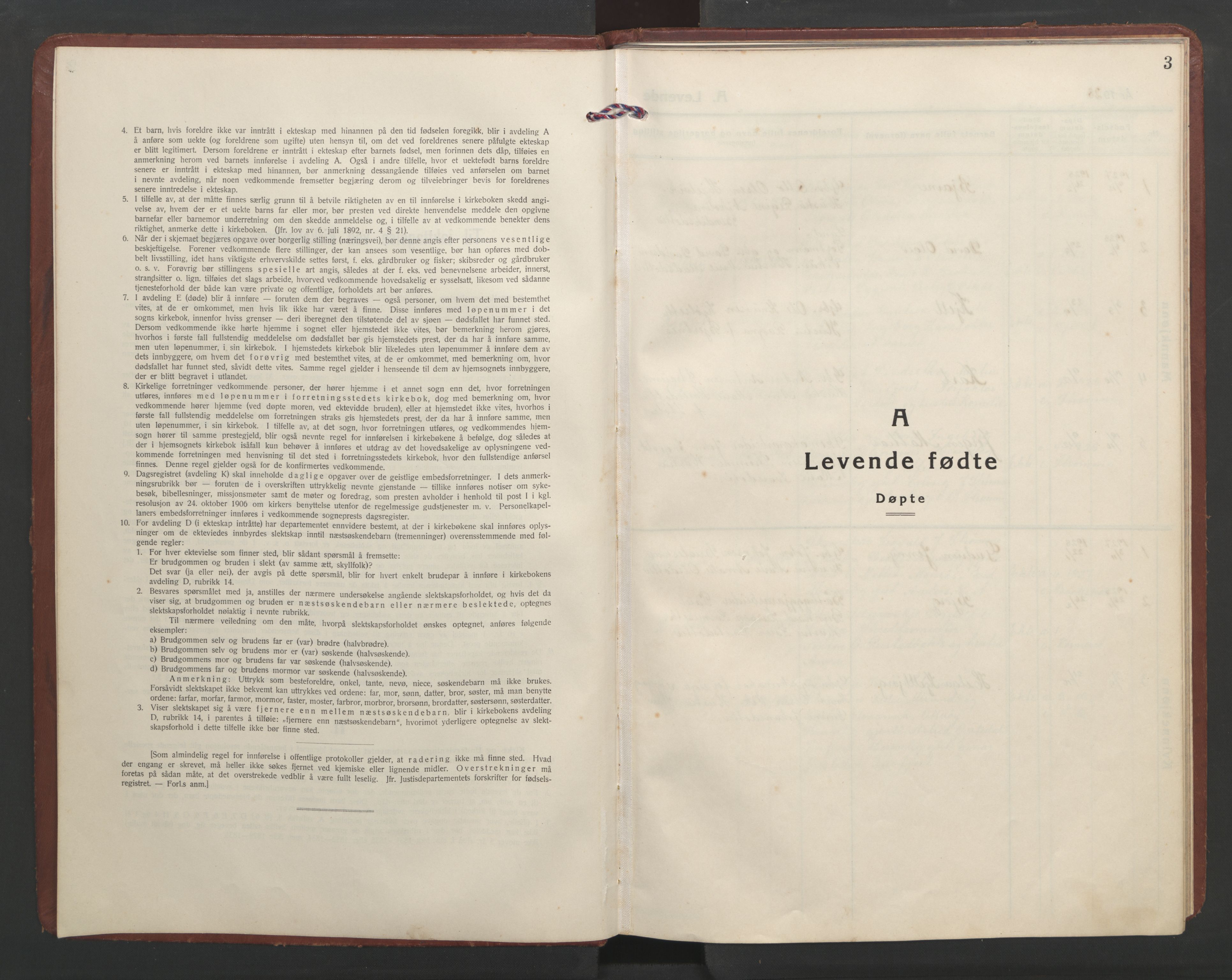 Ministerialprotokoller, klokkerbøker og fødselsregistre - Møre og Romsdal, AV/SAT-A-1454/550/L0619: Parish register (copy) no. 550C02, 1928-1967, p. 3