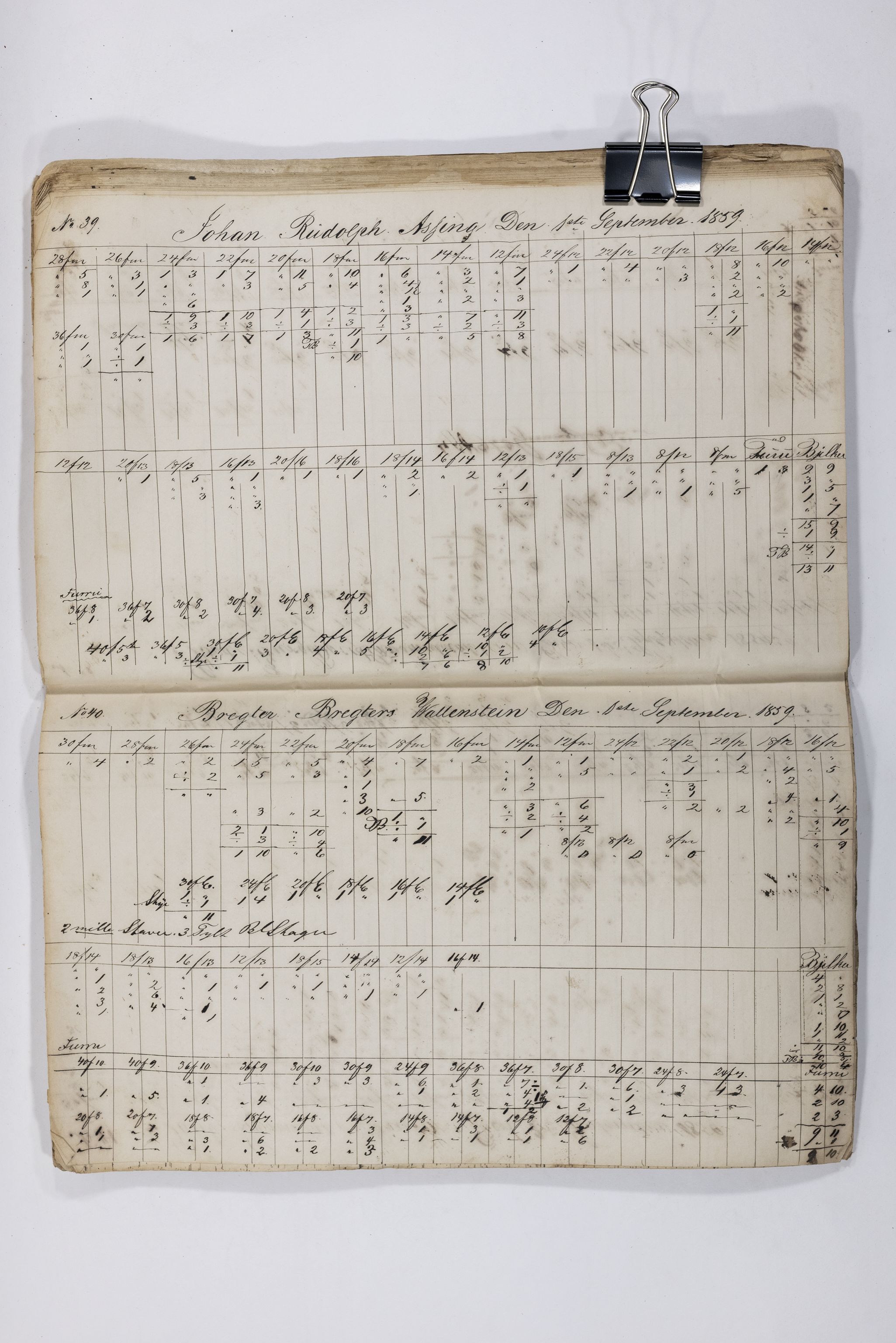 Blehr/ Kjellestad, TEMU/TGM-A-1212/E/Eb/L0008: Ladnings Liste, 1857-1859, p. 85