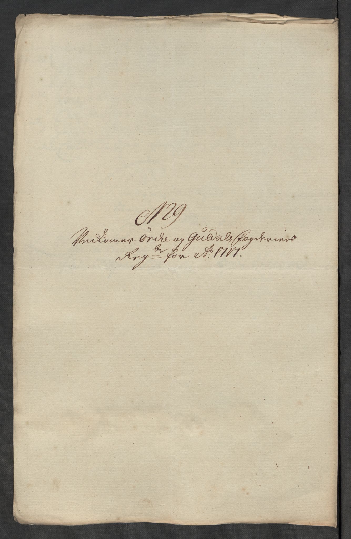 Rentekammeret inntil 1814, Reviderte regnskaper, Fogderegnskap, RA/EA-4092/R60/L3969: Fogderegnskap Orkdal og Gauldal, 1717, p. 252