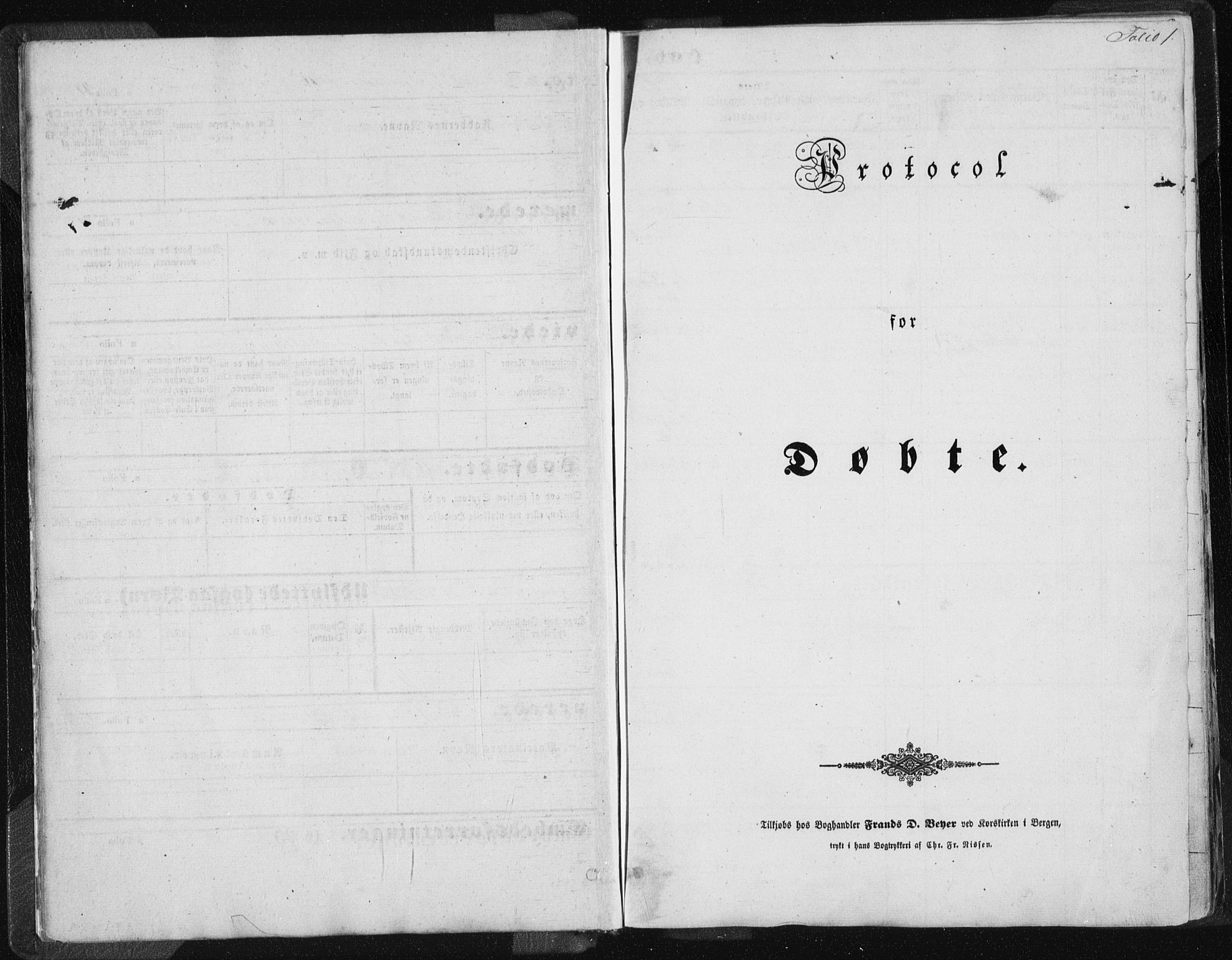 Torvastad sokneprestkontor, SAST/A -101857/H/Ha/Haa/L0008: Parish register (official) no. A 8, 1847-1856, p. 1