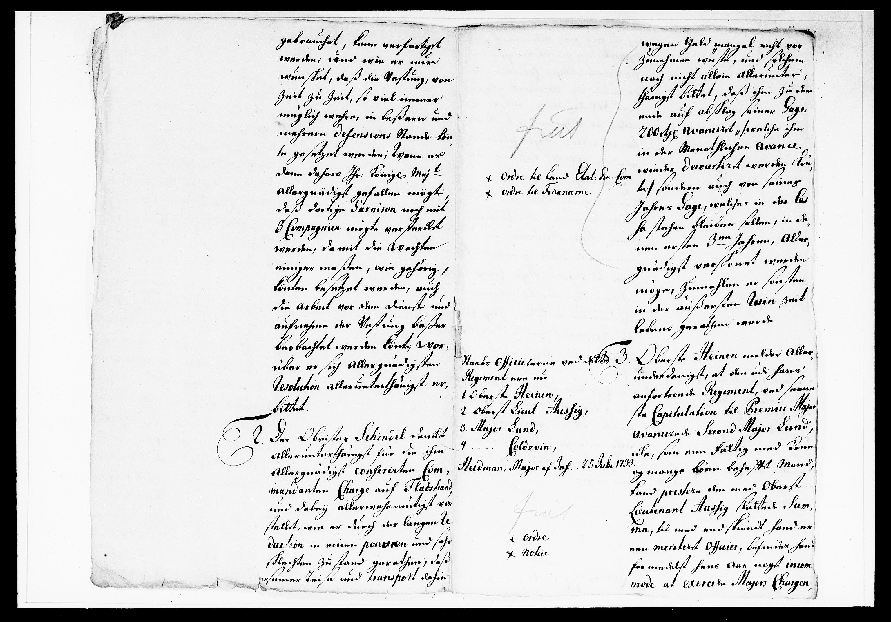 Krigskollegiet, Krigskancelliet, DRA/A-0006/-/1138-1142: Refererede sager, 1737, p. 77