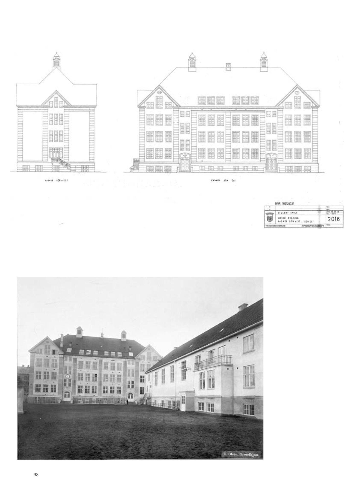 , Trondheim kommunes skoleanlegg - Beskrivelse og antikvarisk klassifisering, 2003, p. 107