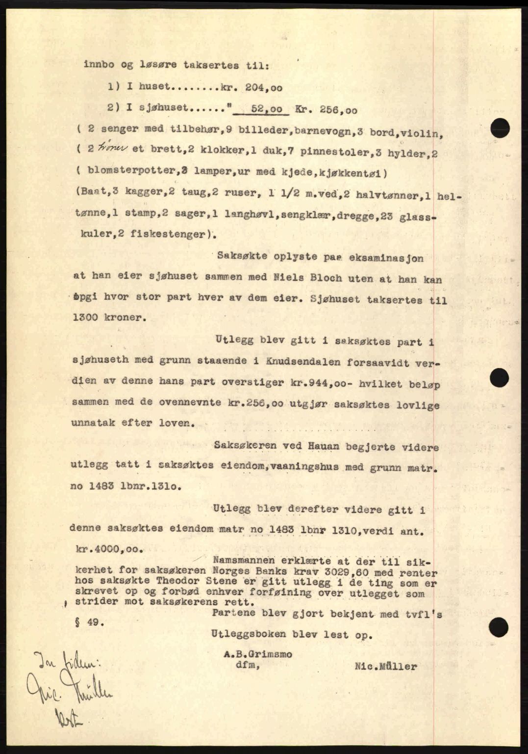 Kristiansund byfogd, AV/SAT-A-4587/A/27: Mortgage book no. 23, 1929-1930, Deed date: 06.09.1929