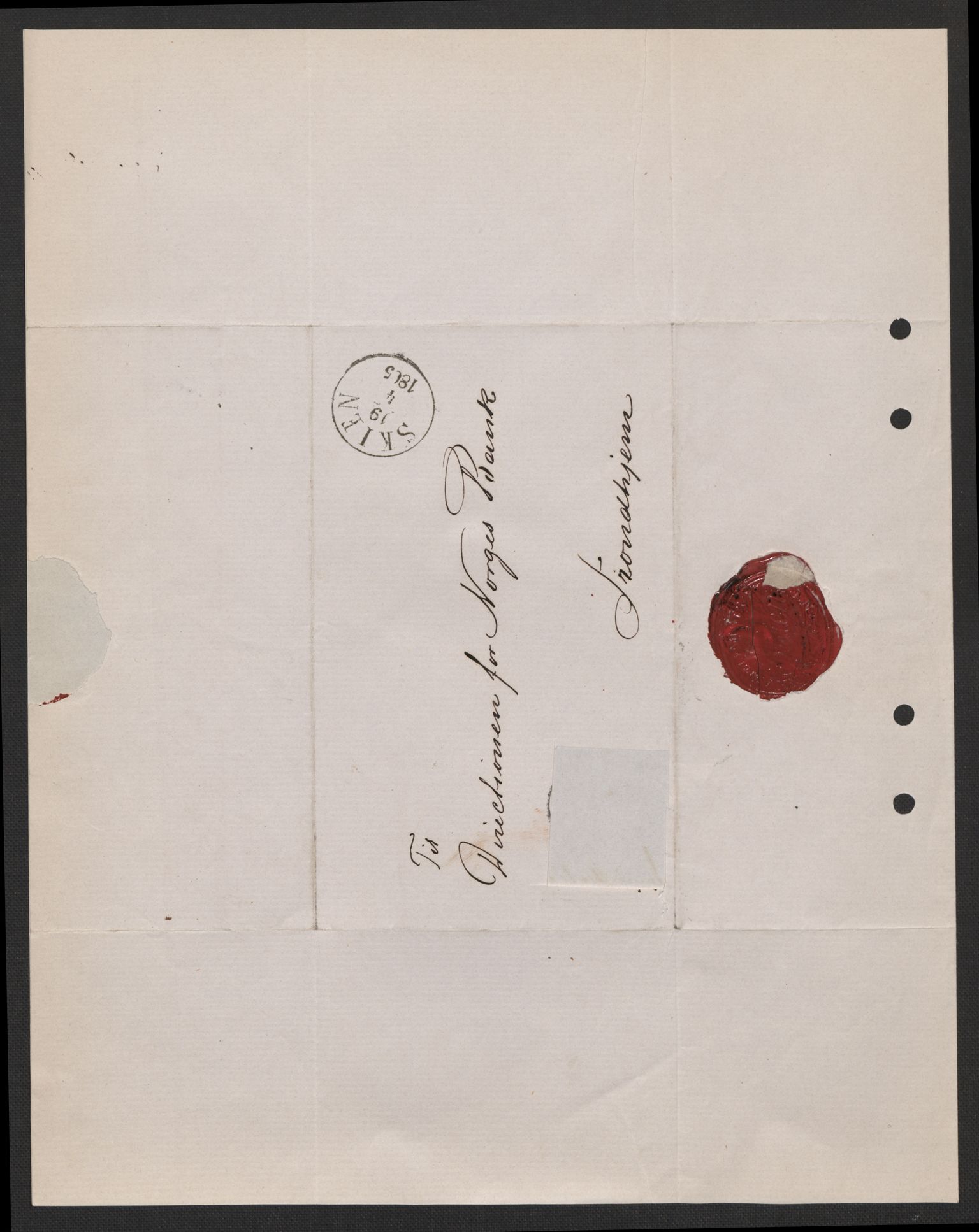 Norges Bank, Direksjonsarkivet I, AV/RA-S-3160/E/L0032: Hovedsetet, 1821-1921, p. 130