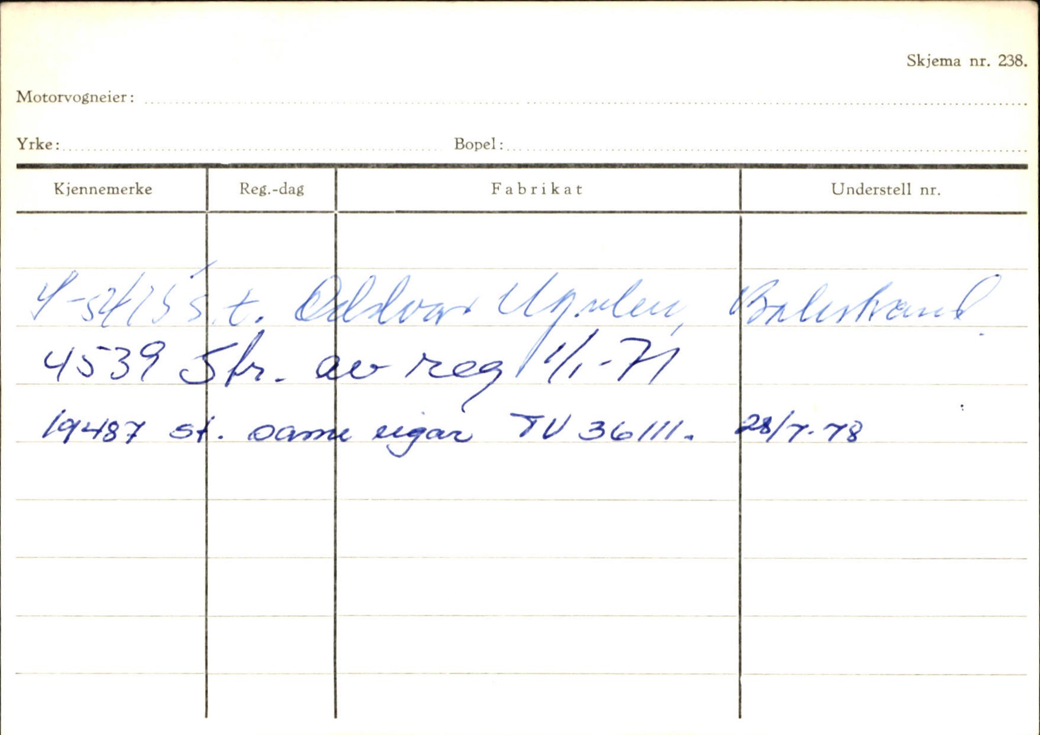 Statens vegvesen, Sogn og Fjordane vegkontor, AV/SAB-A-5301/4/F/L0132: Eigarregister Askvoll A-Å. Balestrand A-Å, 1945-1975, p. 1908