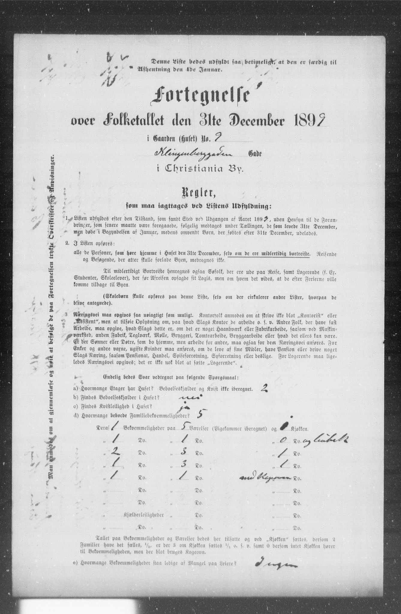 OBA, Municipal Census 1899 for Kristiania, 1899, p. 6775