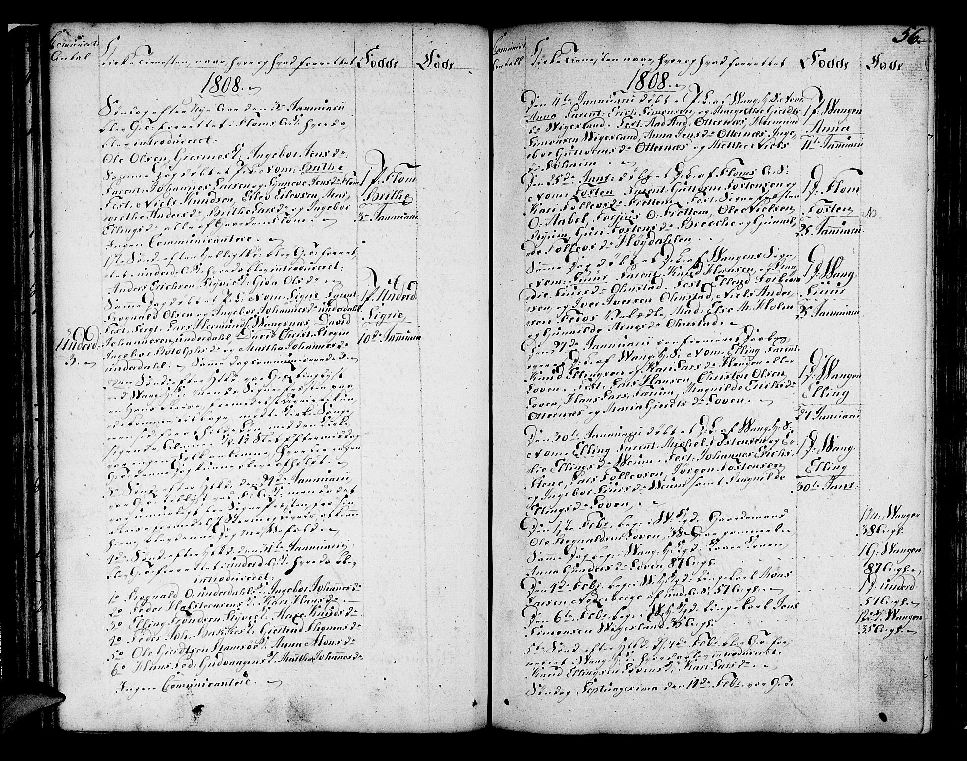 Aurland sokneprestembete, SAB/A-99937/H/Ha/Haa/L0005: Parish register (official) no. A 5, 1801-1821, p. 56