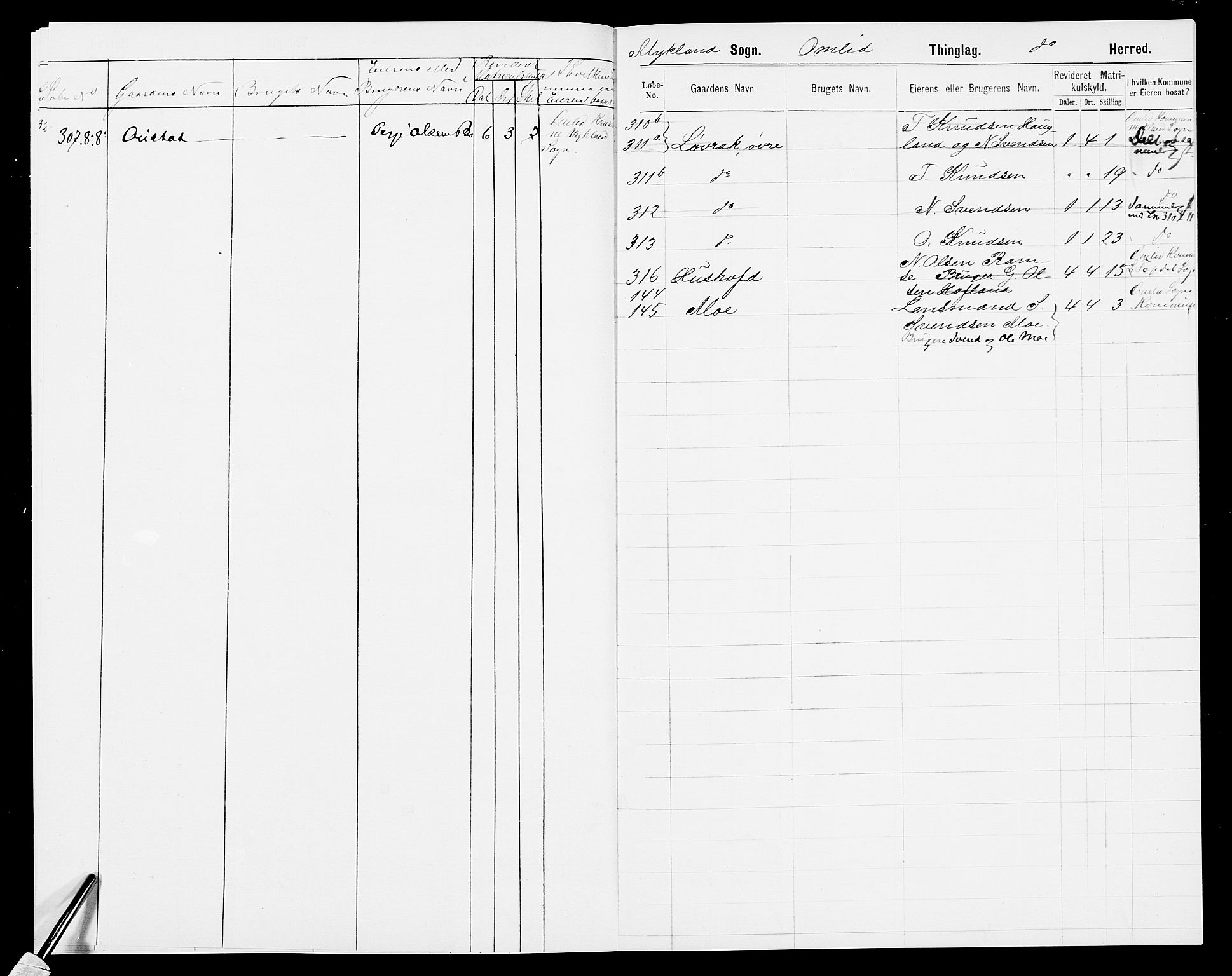 SAK, 1875 census for 0933P Herefoss, 1875, p. 552