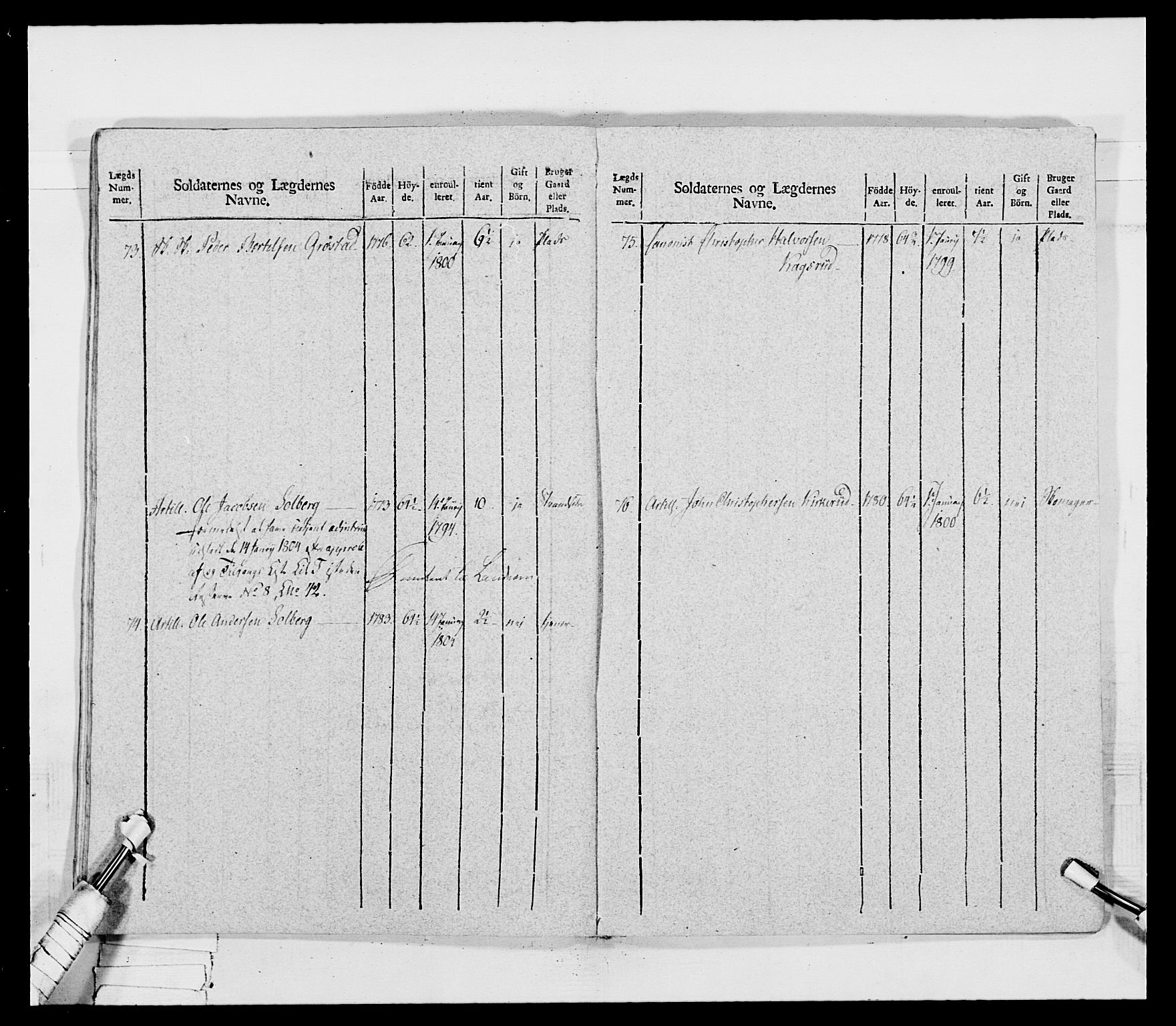 Generalitets- og kommissariatskollegiet, Det kongelige norske kommissariatskollegium, AV/RA-EA-5420/E/Eh/L0032b: Nordafjelske gevorbne infanteriregiment, 1806, p. 542