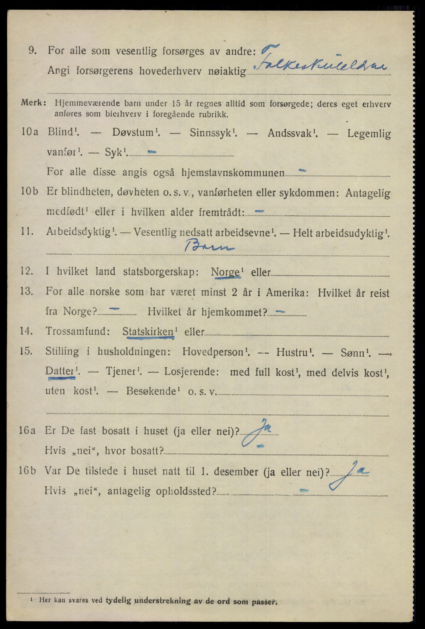 SAO, 1920 census for Blaker, 1920, p. 1464