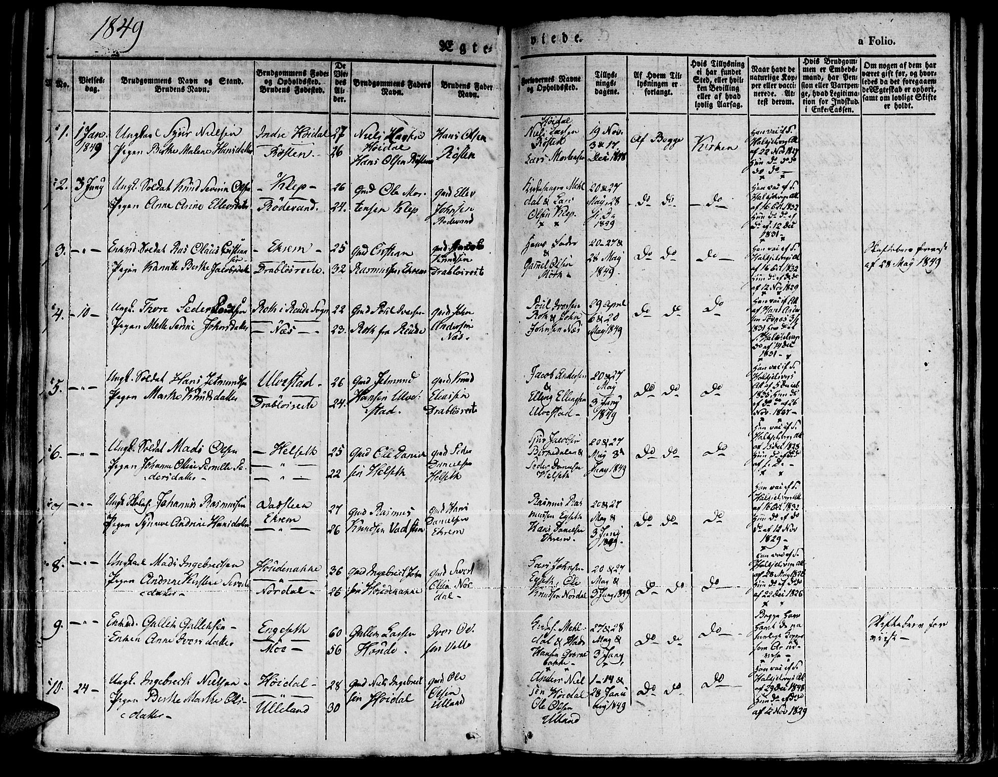 Ministerialprotokoller, klokkerbøker og fødselsregistre - Møre og Romsdal, AV/SAT-A-1454/511/L0139: Parish register (official) no. 511A06, 1831-1850