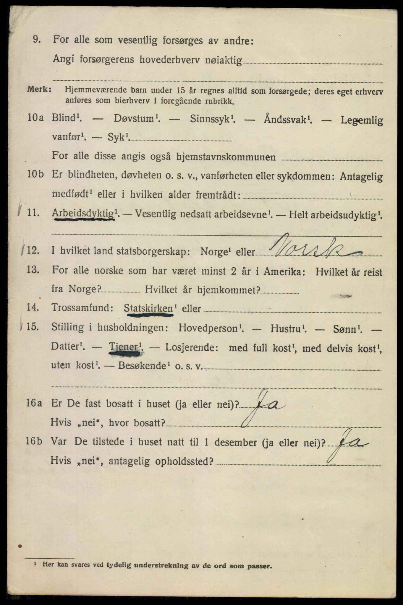 SAO, 1920 census for Kristiania, 1920, p. 574188