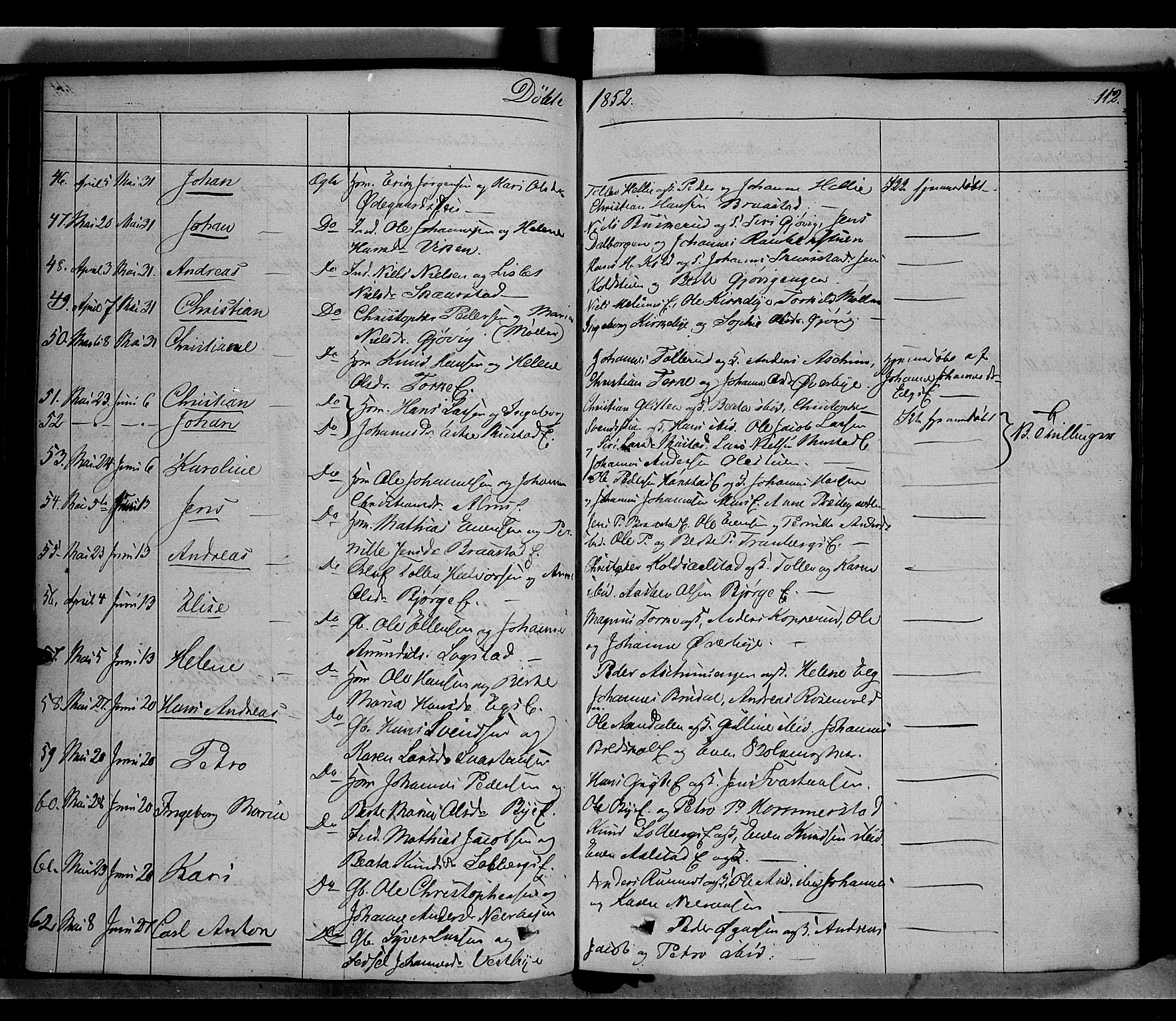 Vardal prestekontor, AV/SAH-PREST-100/H/Ha/Haa/L0005: Parish register (official) no. 5, 1831-1853, p. 112