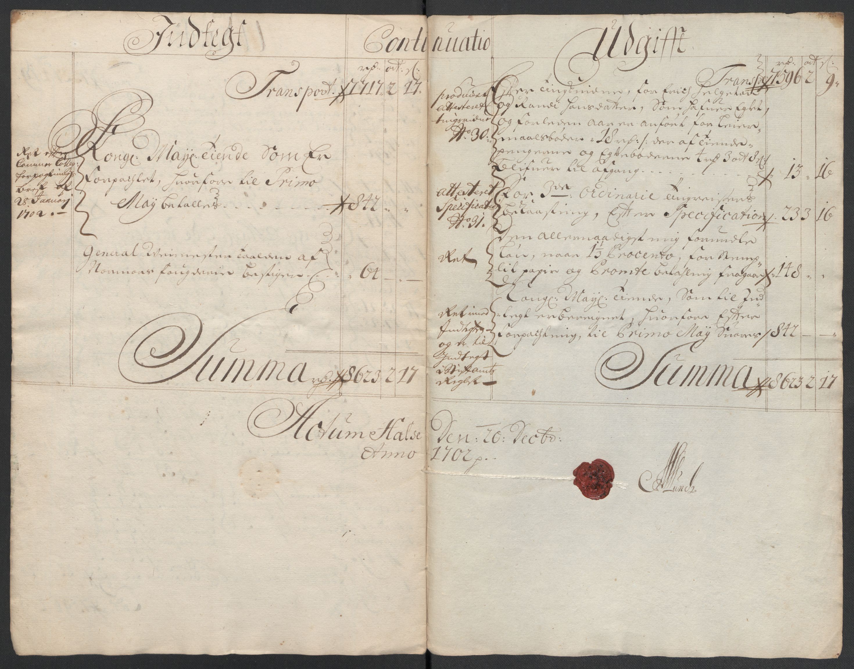 Rentekammeret inntil 1814, Reviderte regnskaper, Fogderegnskap, RA/EA-4092/R56/L3739: Fogderegnskap Nordmøre, 1700-1702, p. 355