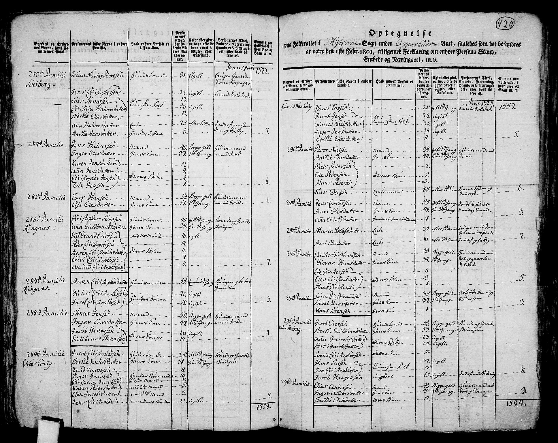 RA, 1801 census for 0231P Skedsmo, 1801, p. 419b-420a