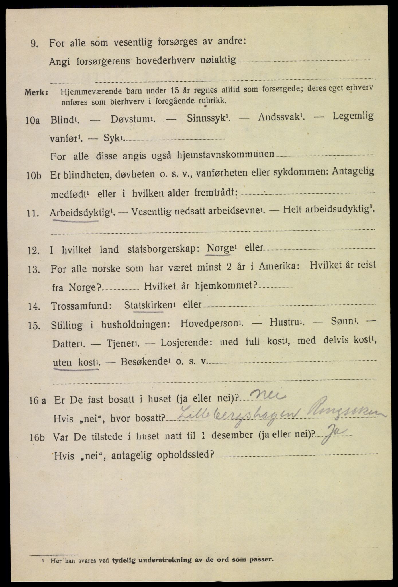 SAH, 1920 census for Ringsaker, 1920, p. 18321