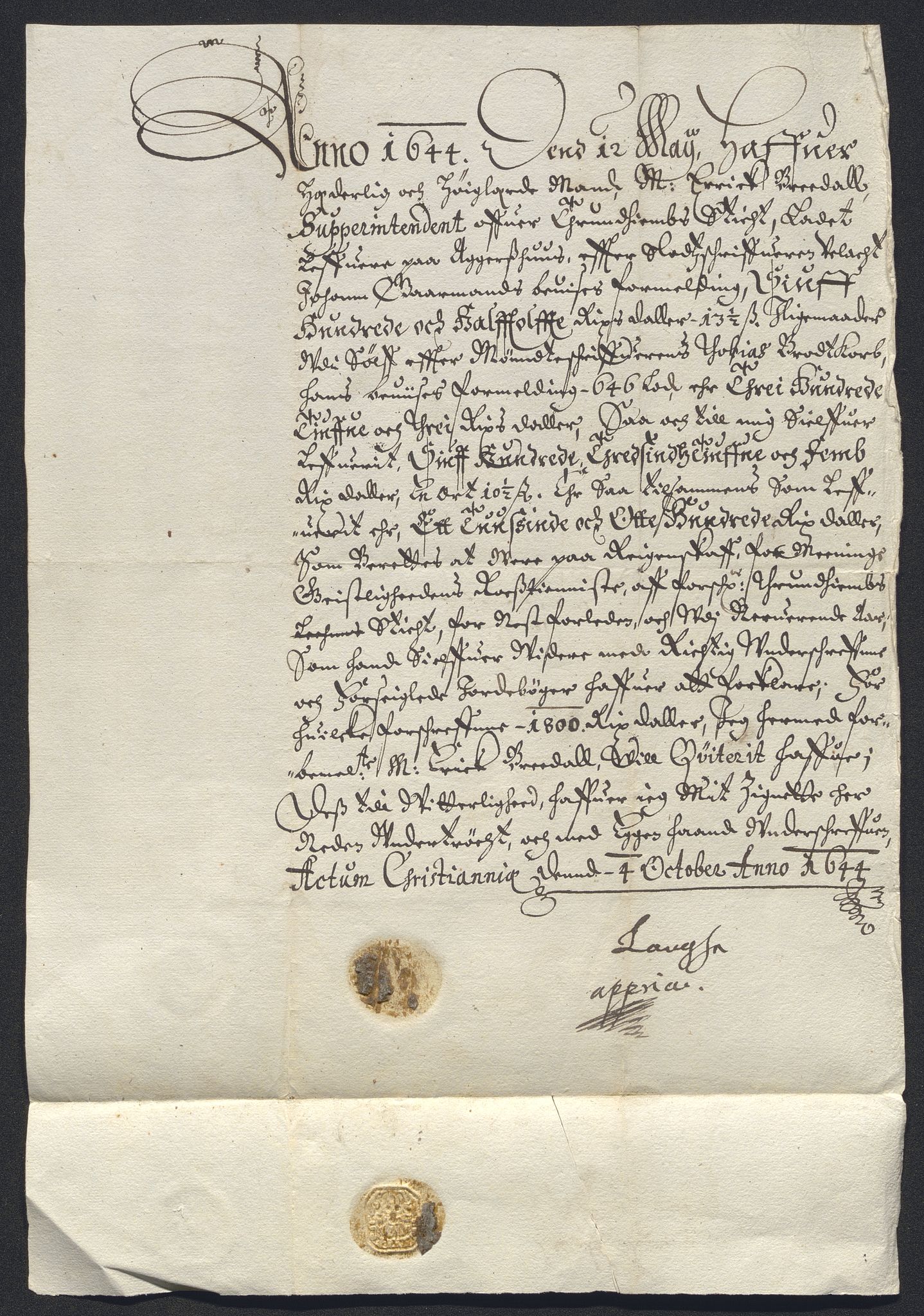 Rentekammeret inntil 1814, Reviderte regnskaper, Kirkeregnskap, AV/RA-EA-4067/Rf/L0129: Kirkeregnskap, 1625-1684, p. 285