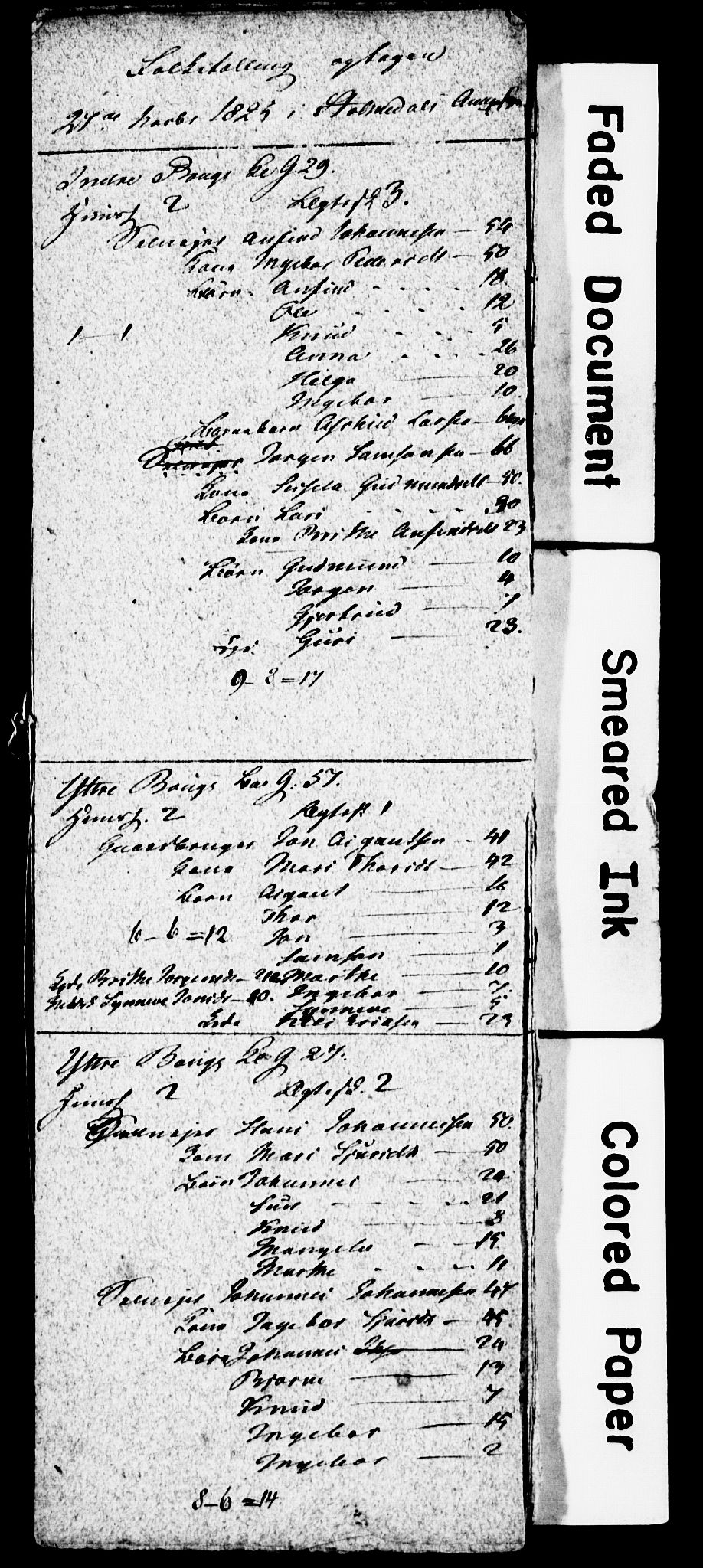 , Census 1825 for Skånevik, 1825, p. 16