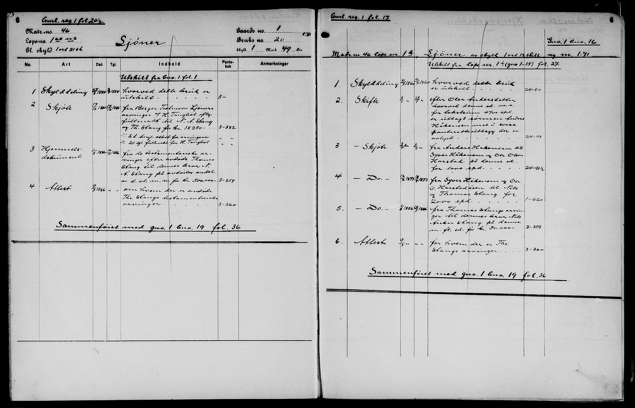 Vinger og Odal sorenskriveri, SAH/TING-022/H/Ha/Hac/Hacd/L0001: Mortgage register no. 3.1, 1932, p. 6